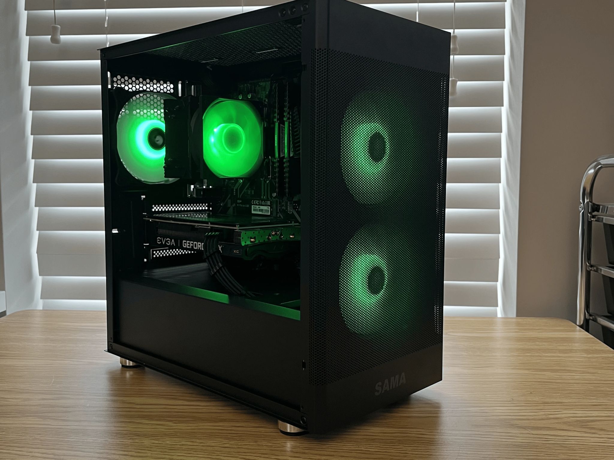 🔥⚫Black RGB Gaming PC | Ryzen 5 3600 | RTX 3060Ti | 32GB DDR4 | WiFi & BT ⚫🔥
