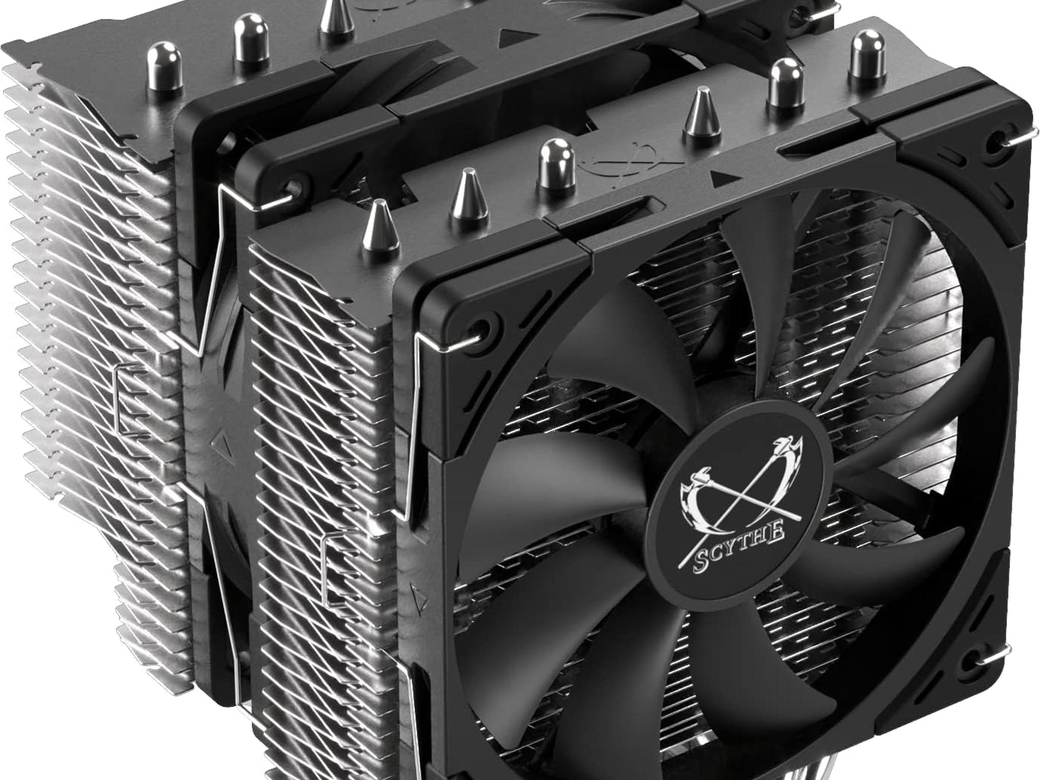 Scythe Fuma 2 Rev.B CPU Air Cooler, Intel LGA1700, LGA1151, AMD AM4/Ryzen 120mm, Dual Towers Black