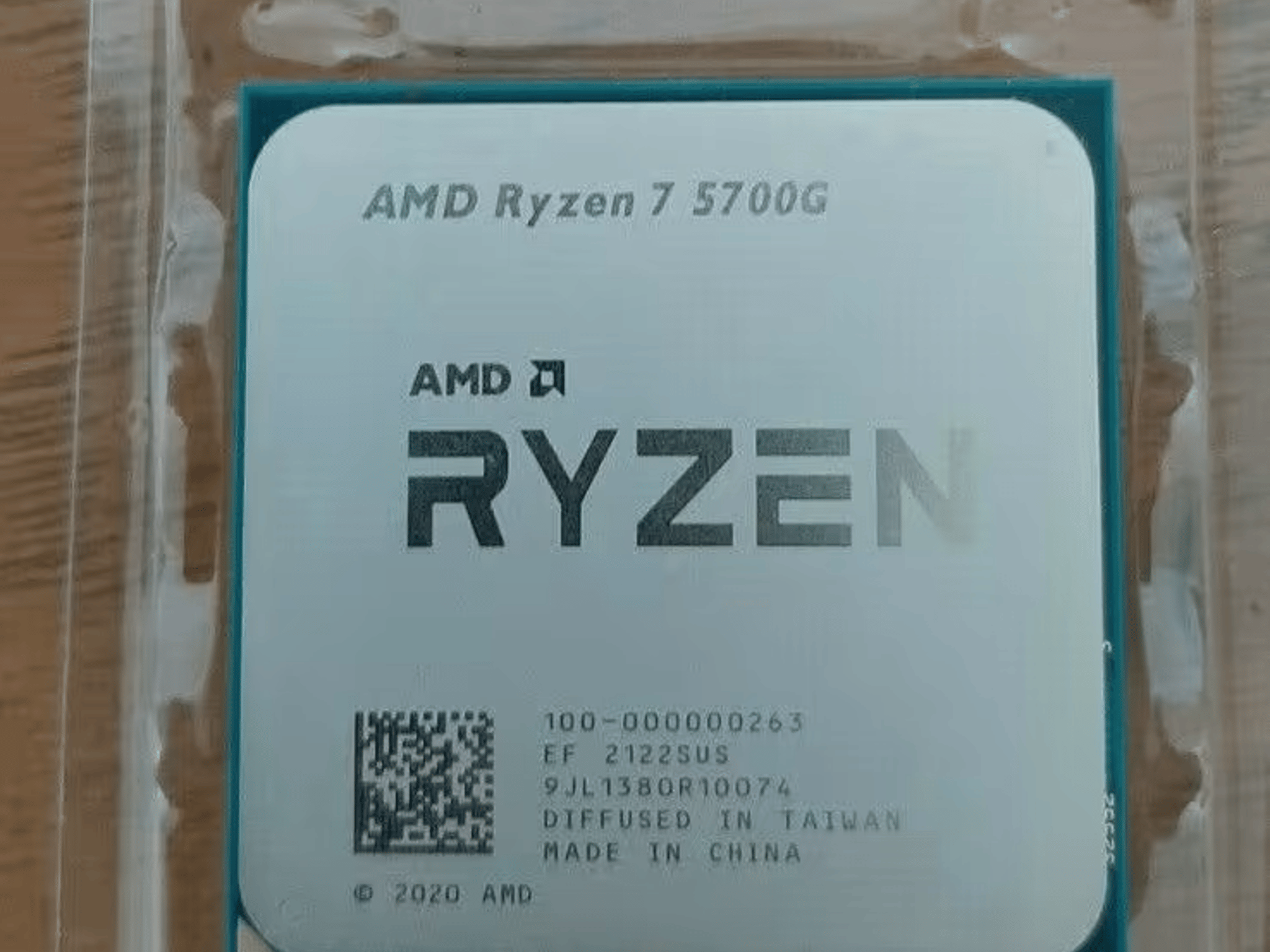 Ryzen 7 5700G CPU with stock cooler
