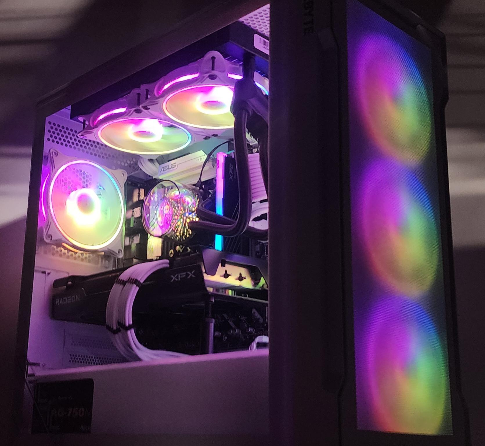 Gaming PC Intel Ultra 5 225F 16GB RAM 1TB SSD RX 7600 XT 16GB Win11 Computer