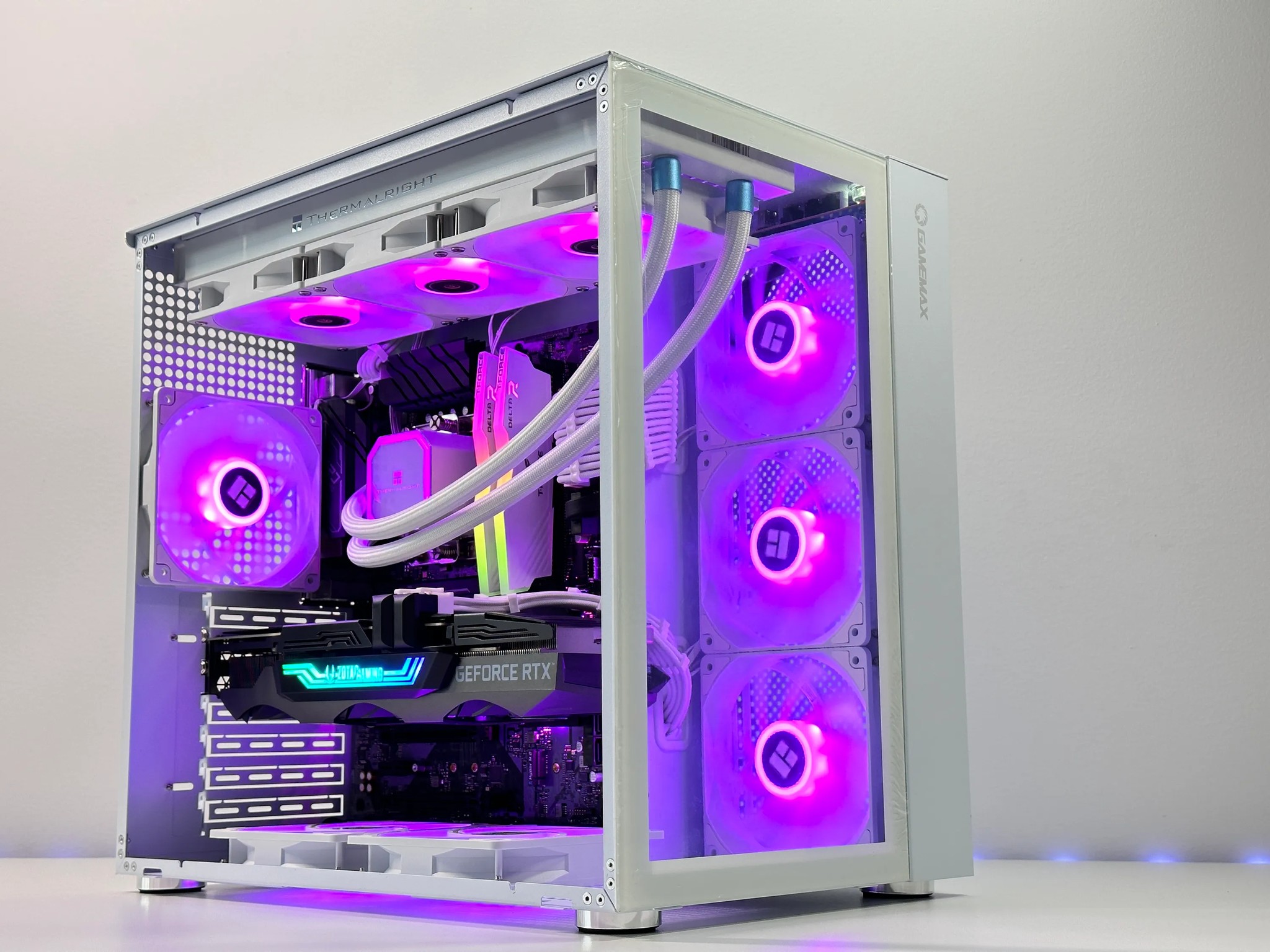 🫗4k Liquid Cooled Gaming PC🫗 Nvidia RTX 3080 10GB❄️Intel 12600KF 10Cores❄️32GB DDR4❄️1TB NVME