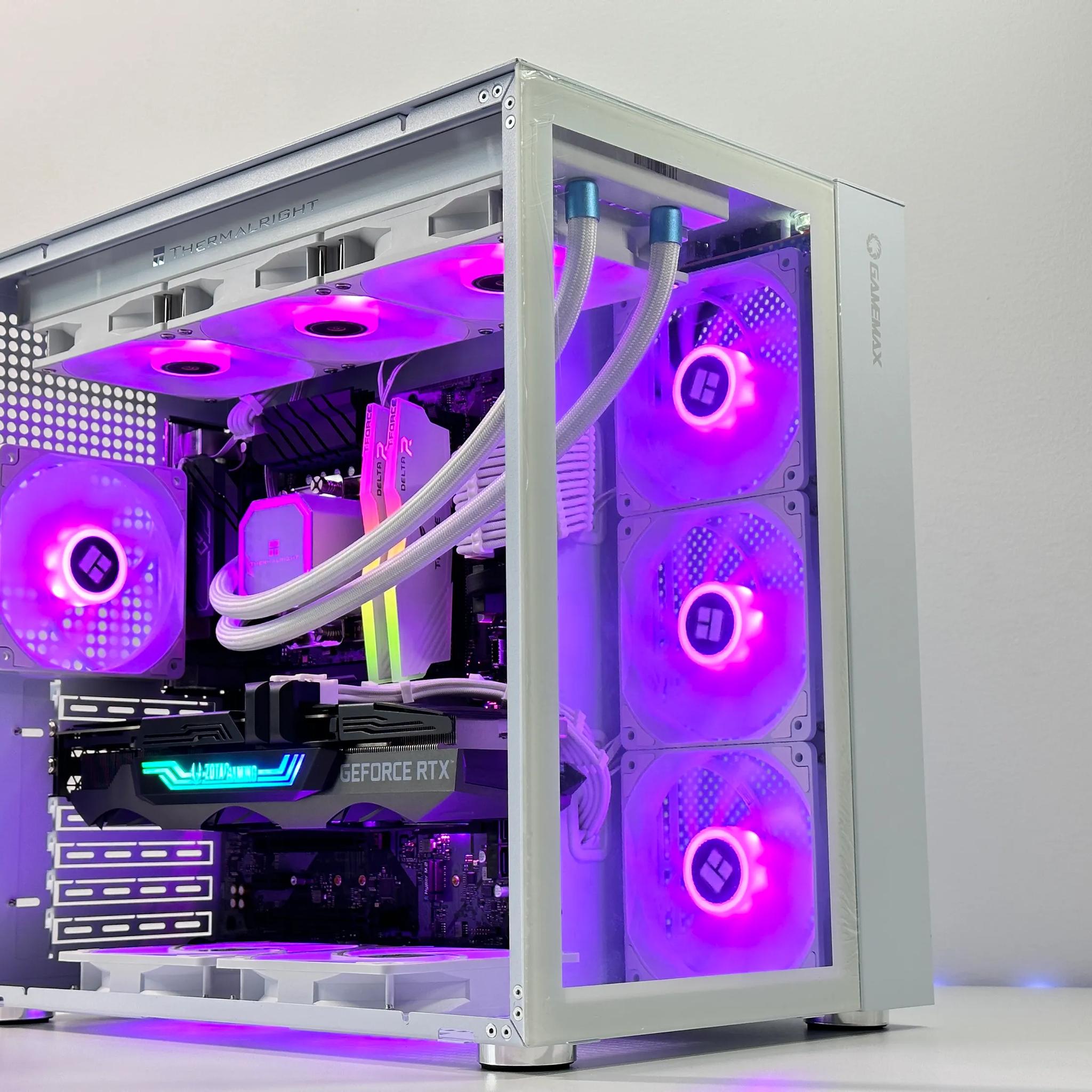 🫗4k Liquid Cooled Gaming PC🫗 Nvidia RTX 3080 10GB❄️Intel 12600KF 10Cores❄️32GB DDR4❄️1TB NVME