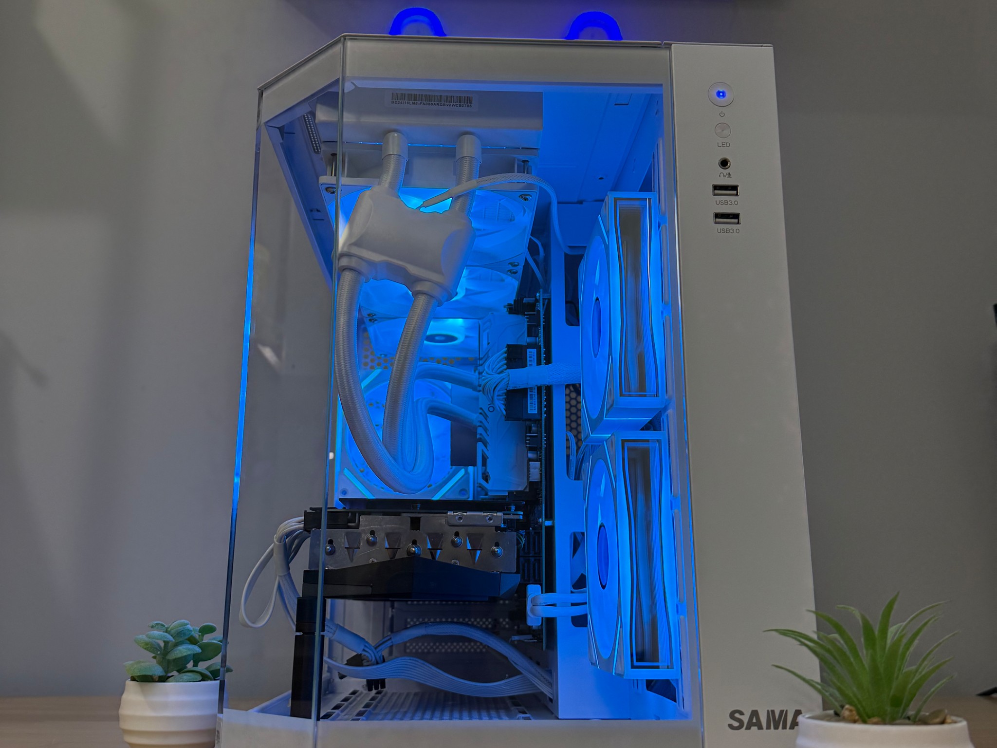 🧊ICE🧊-High End Liquid Cooled Gaming PC-RTX 3080 TI 12GB-Ryzen 7 5700X3D-32GB Ram-1TB SSD