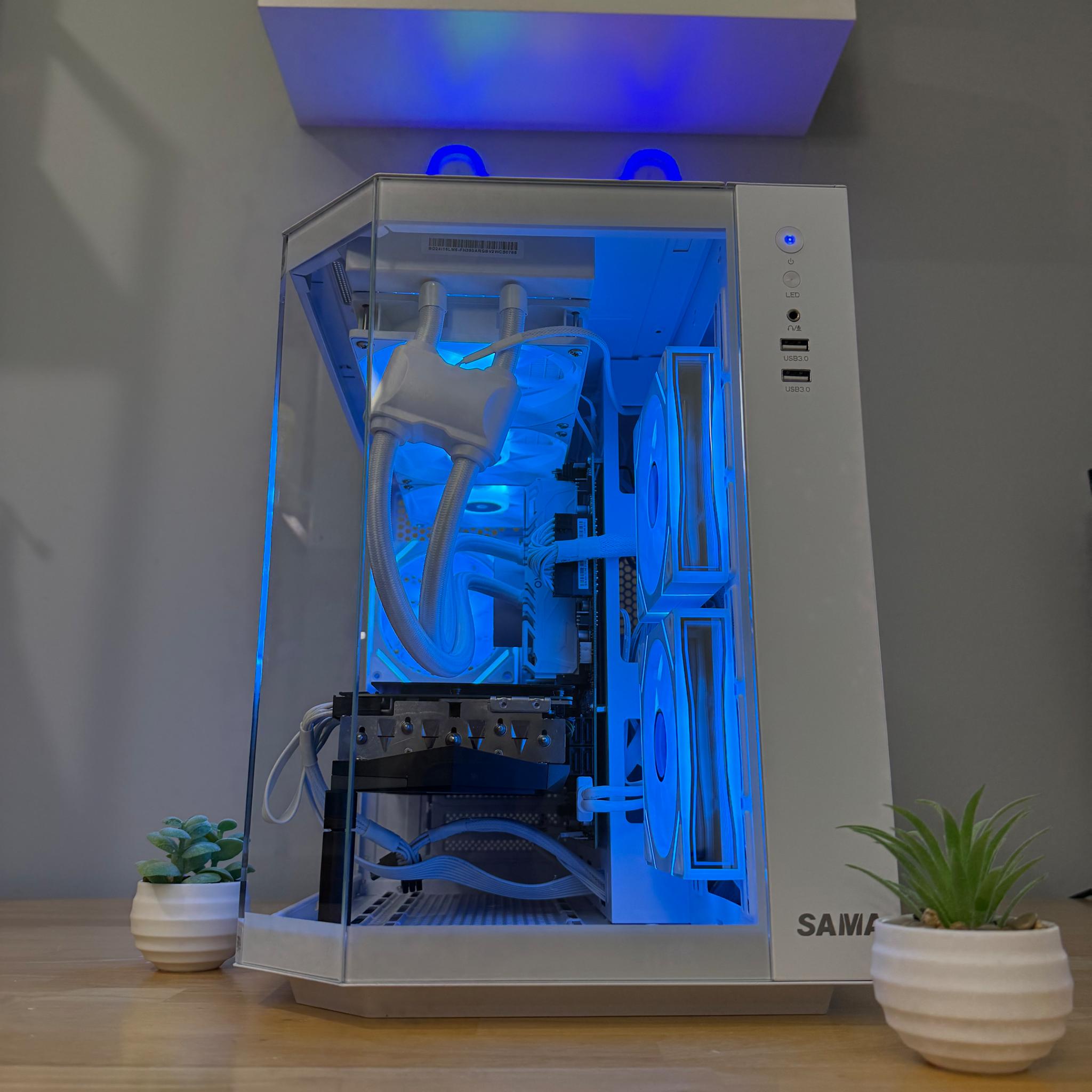 🧊ICE🧊-High End Liquid Cooled Gaming PC-RTX 3080 TI 12GB-Ryzen 7 5700X3D-32GB Ram-1TB SSD