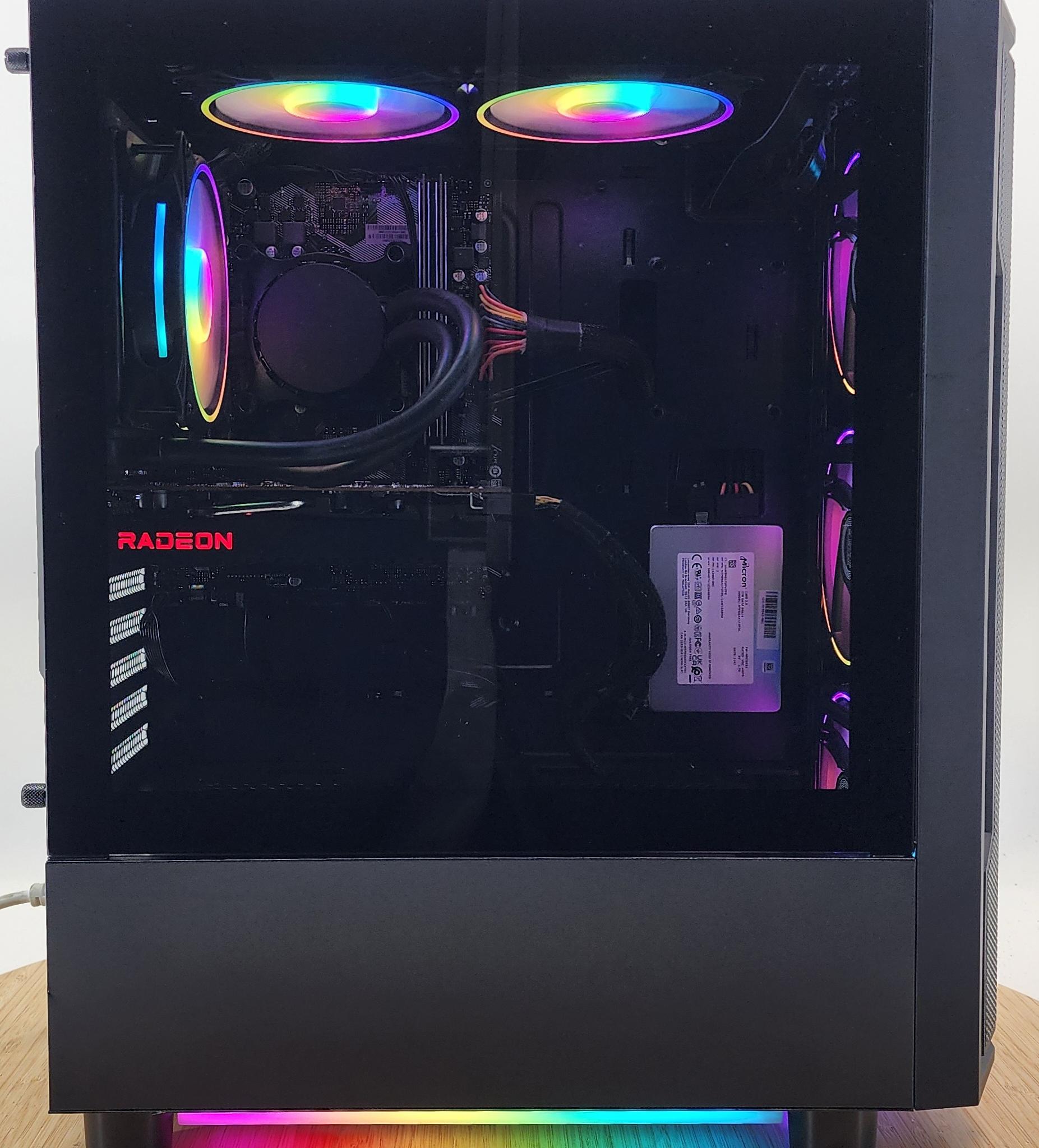 Gaming PC i5-10400 16GB RAM 1TB SSD RX 6500 XT 8GB Windows 11 Computer
