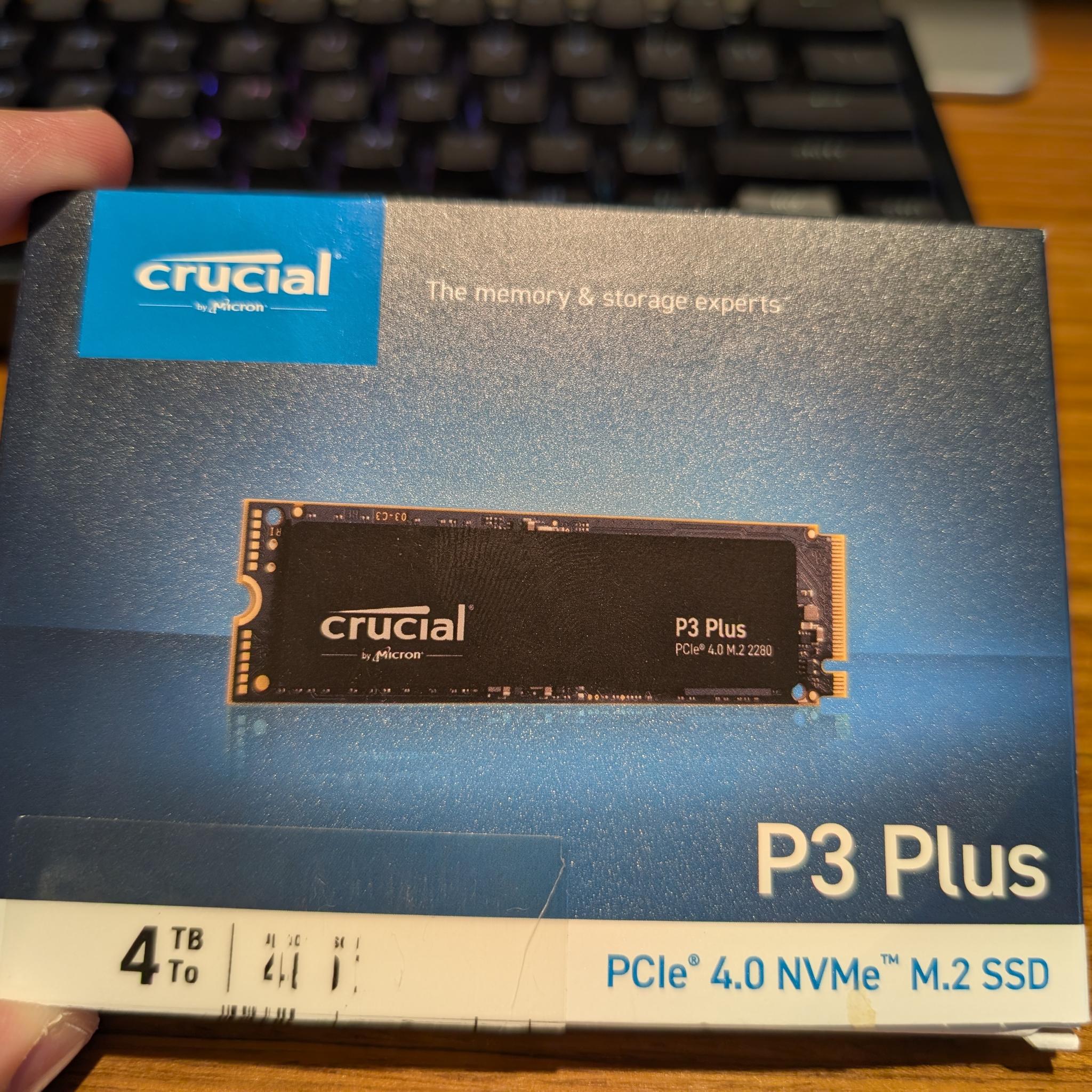 Crucial P3 Plus 4TB