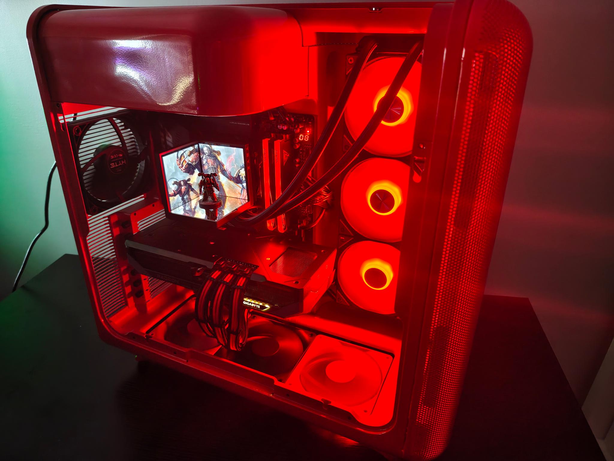 ELITE Performance CUSTOM WARHAMMER 40k GAMING PC, 9070XT, 4 TB nvme, 48 GB ddr 5 ram!