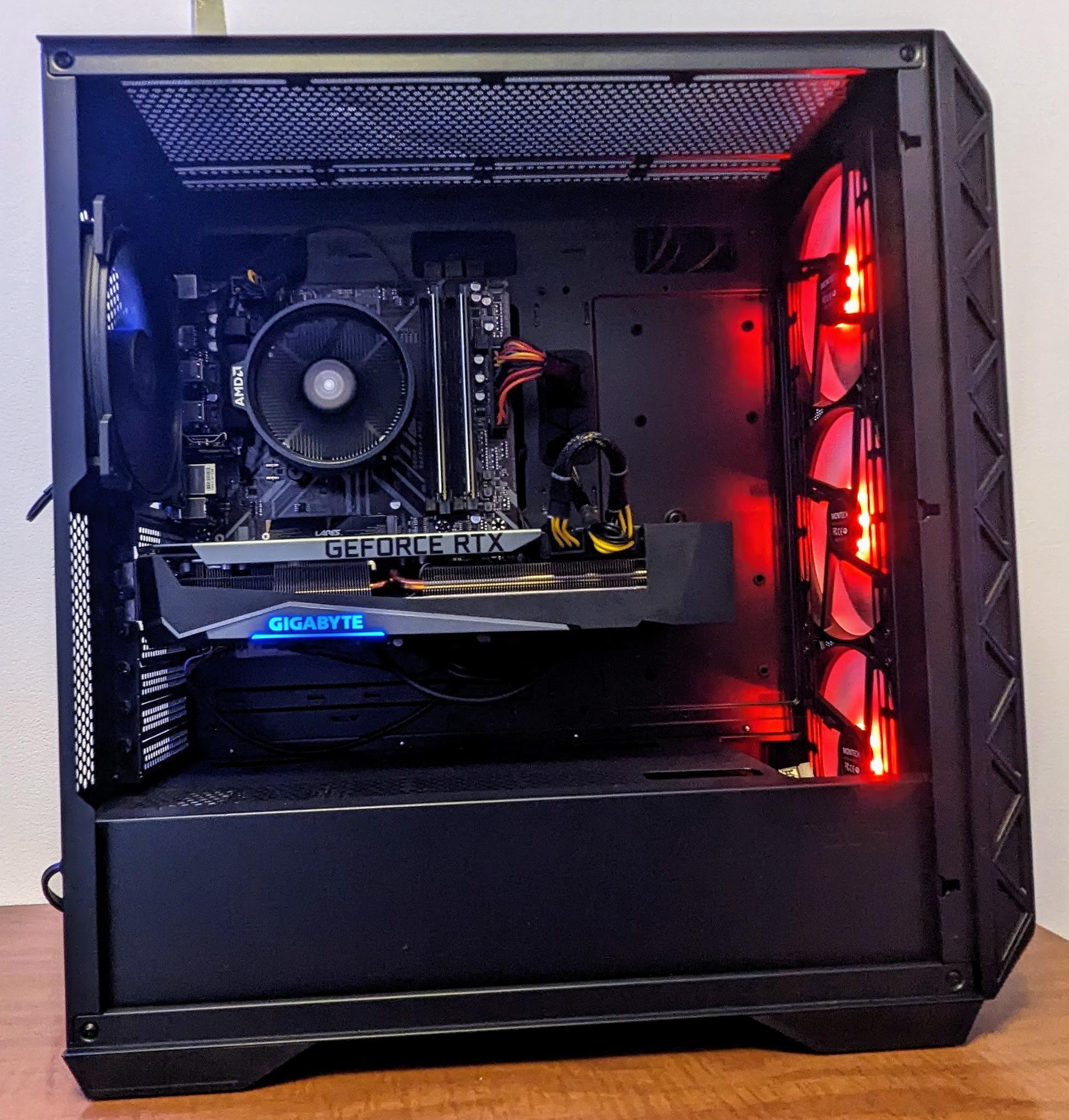 Gaming PC - AMD Ryzen 7 5700x - 32GB DDR4 3200MHZ RAM - Nvidia RTX 3070ti 8GB GPU - 3TB - B450 - W11