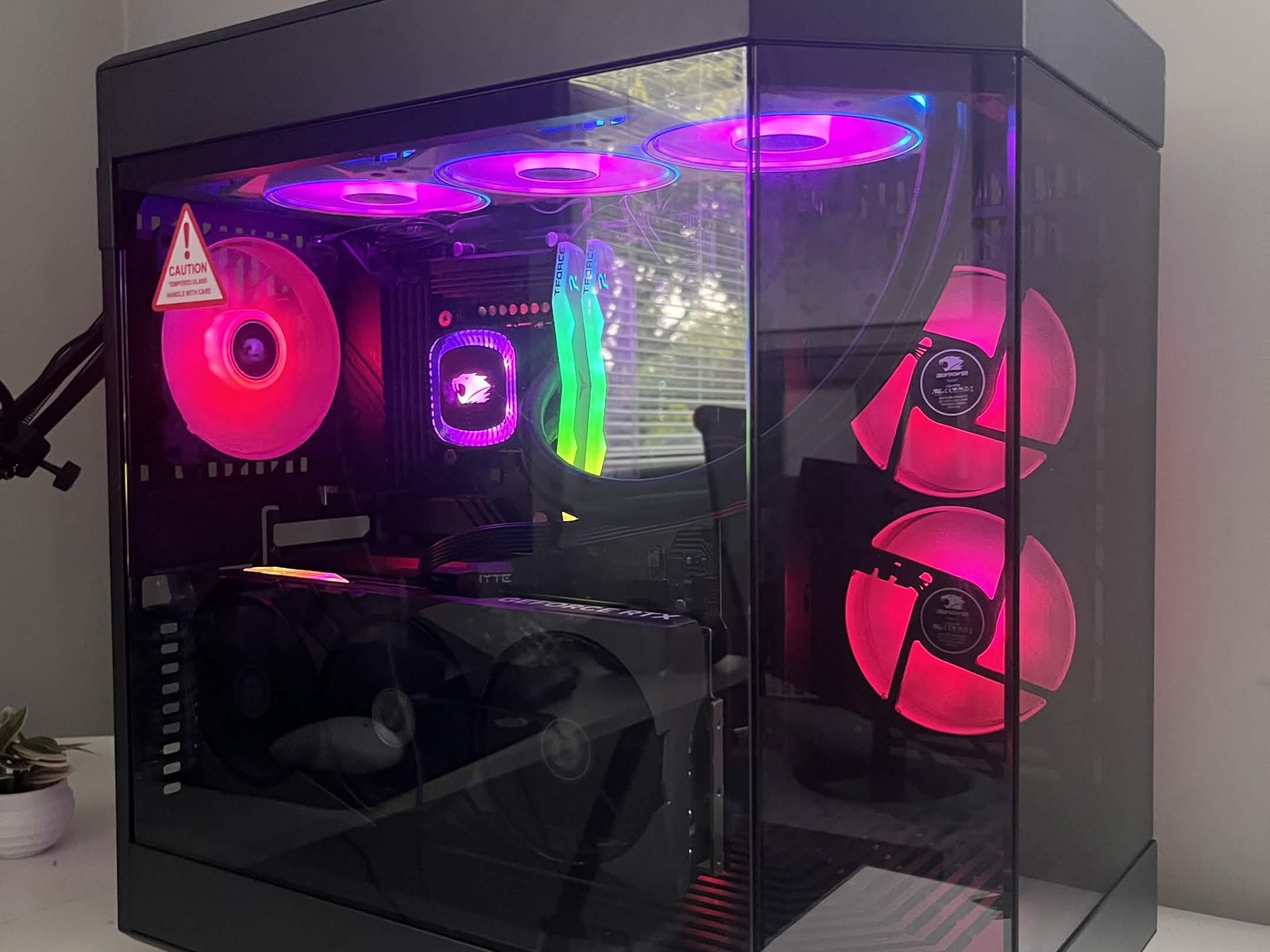 🖥️ RTX 4070 ti | i9 14900k | 32gb DDR5 | 1tb Gen 4 NVMe | Water Cooled Black Gaming PC