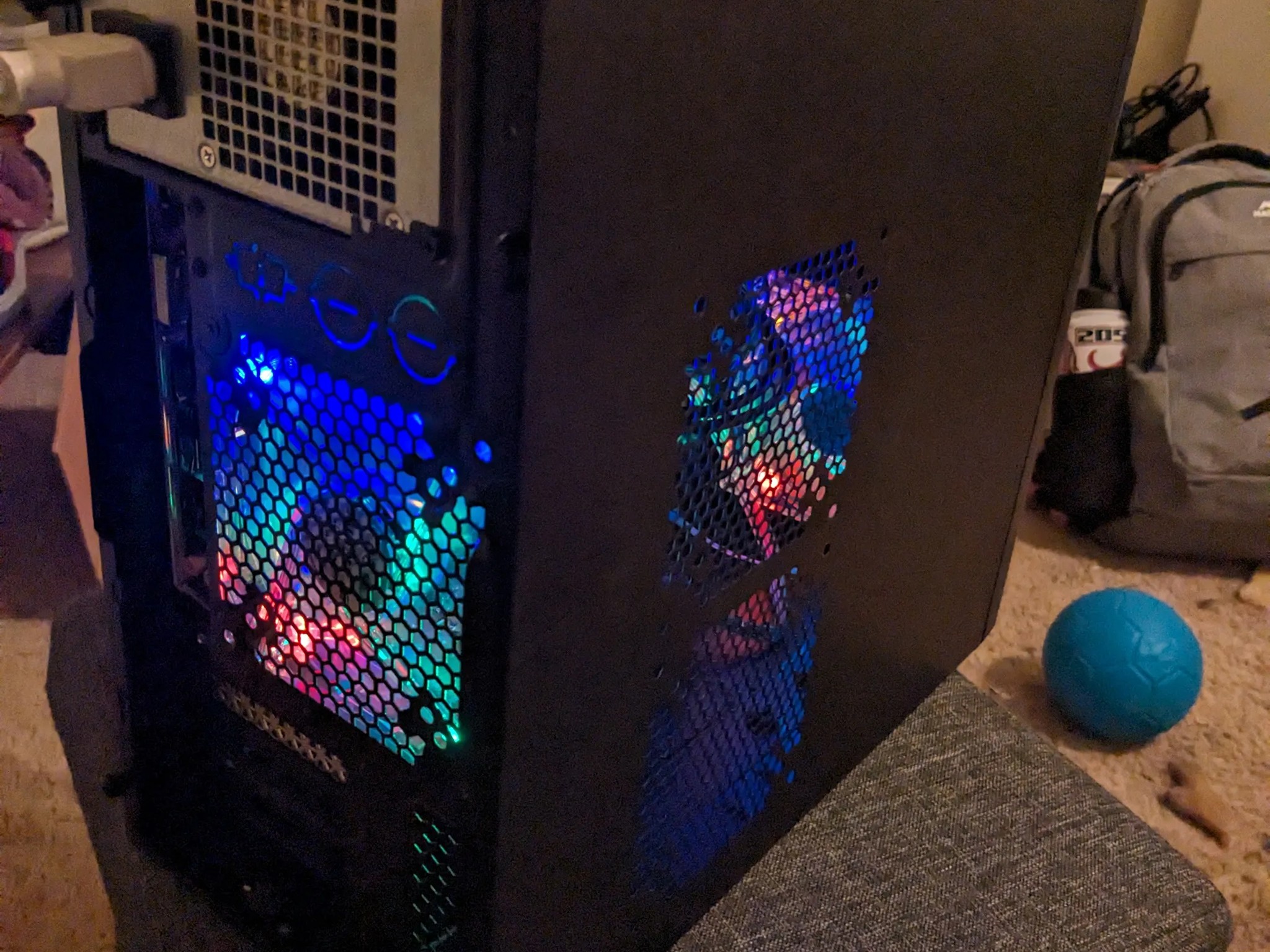 FREE SHIP || "Christmas Lights" Xeon E3 V1 (Same as i7 2nd Gen), RX 460, 480GB SSD, 16GB RAM, Win11