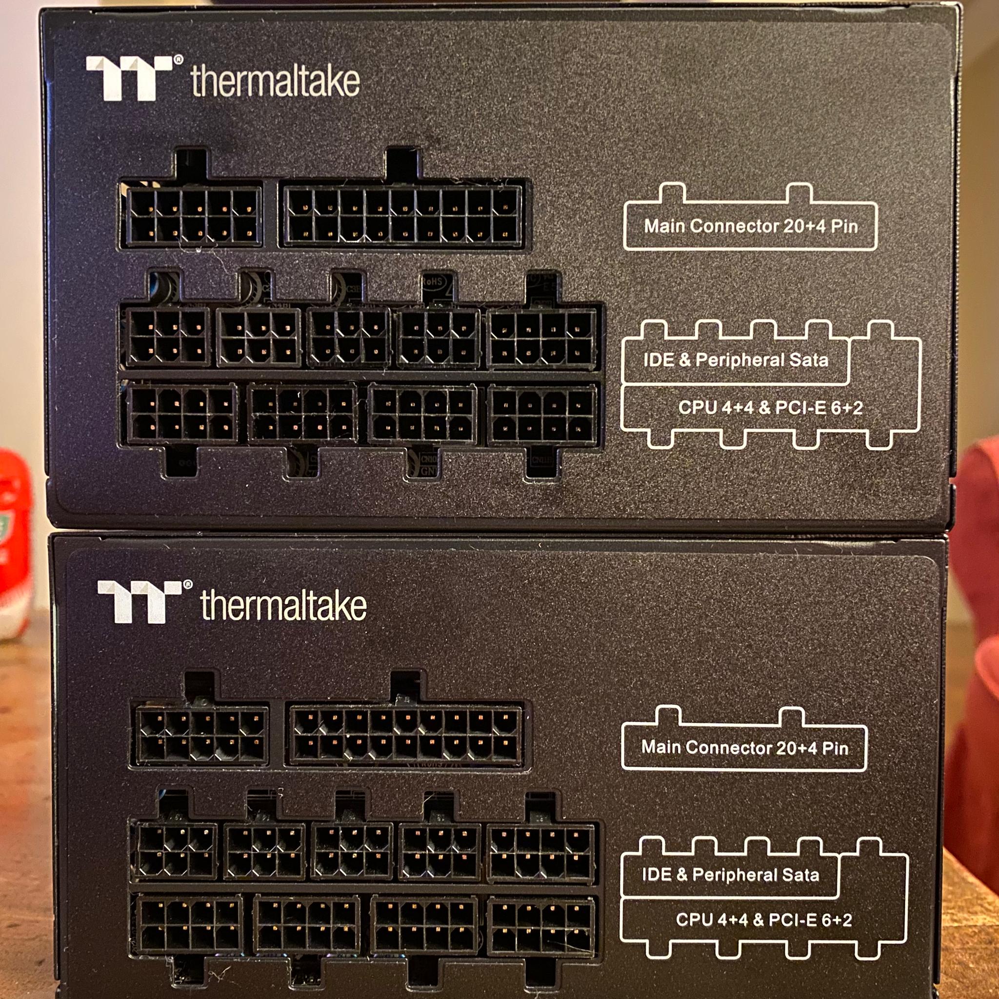 2X TT Toughpower PF1 80+ Platinum w/All Cables
