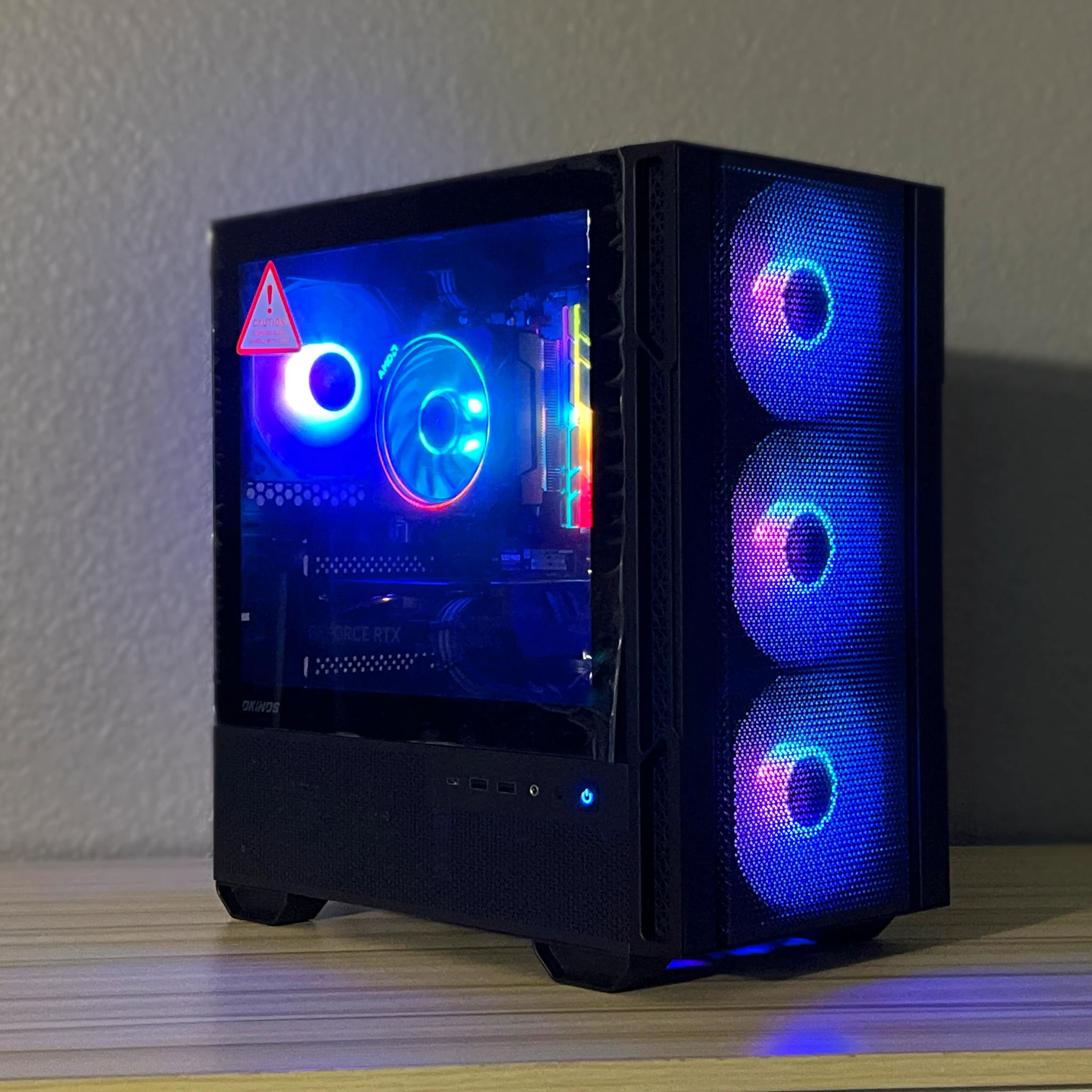 🔥 RTX 4060 Performance Gaming PC - Ryzen 7 2700x, 16gb, 1tb NVME