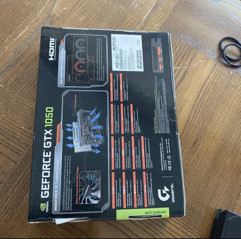 GIGABYTE GeForce GTX 1050 2GB Graphics Card