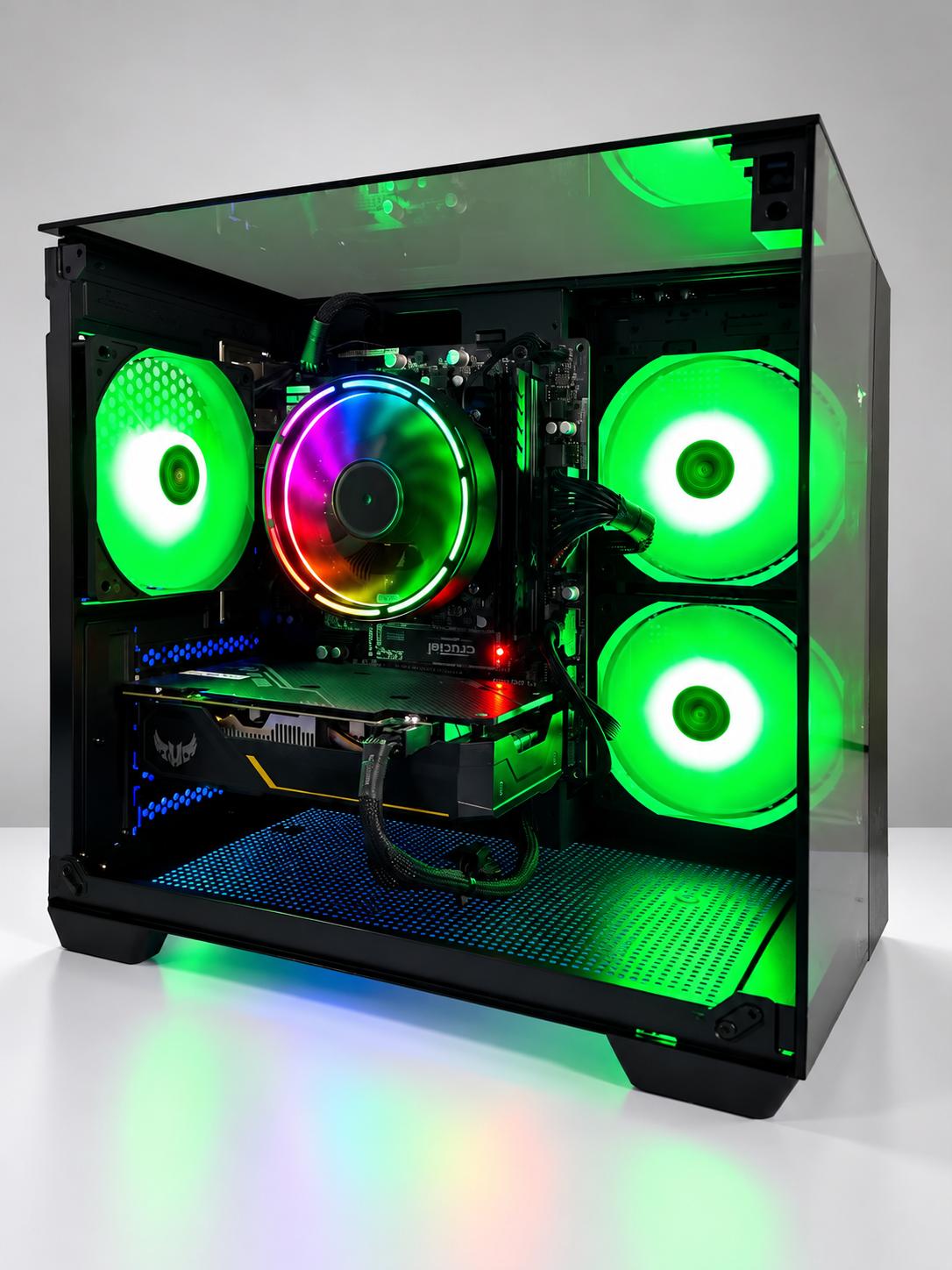 GeForce GTX 1660 Ti Custom Gaming PC - Ryzen 7 2700X, 16GB RAM
