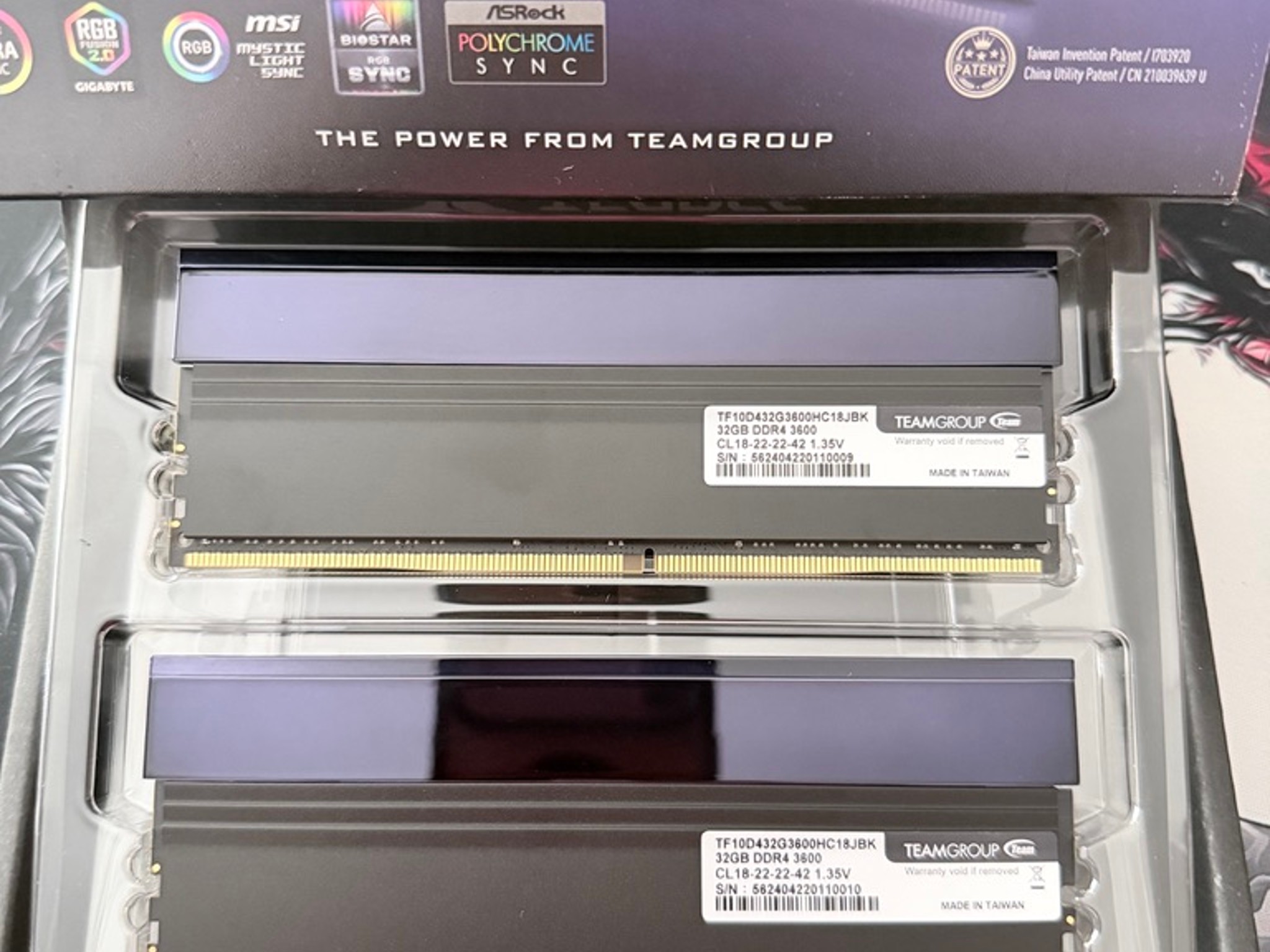 TEAMGROUP T-Force Xtreem ARGB 64GB (2x32GB) DDR4 3600 MT/s CL18