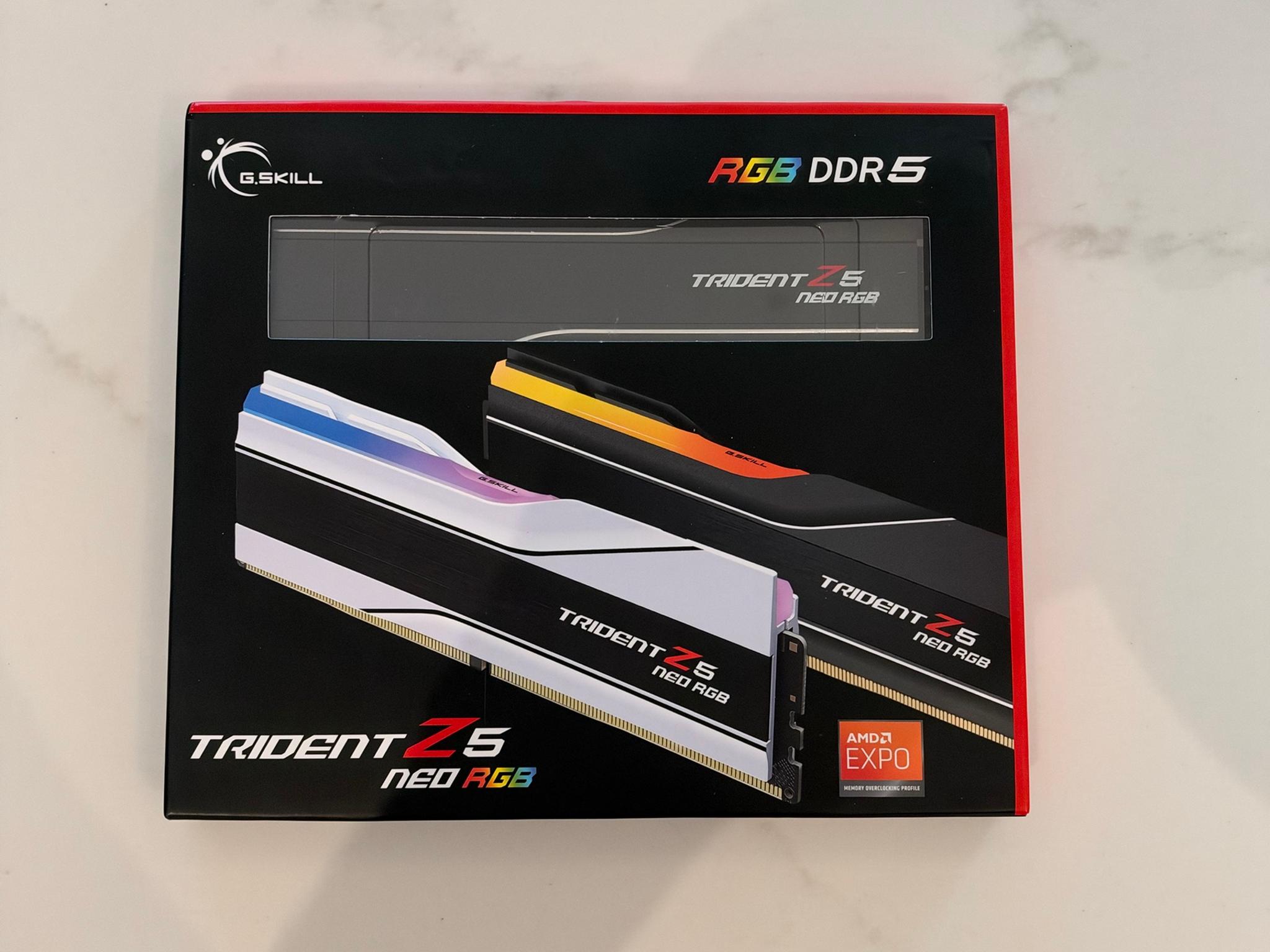 G.Skill Trident Z5 Neo RGB 32GB (2x16GB) DDR5 6000 CL30 AMD EXPO - Brand New Sealed