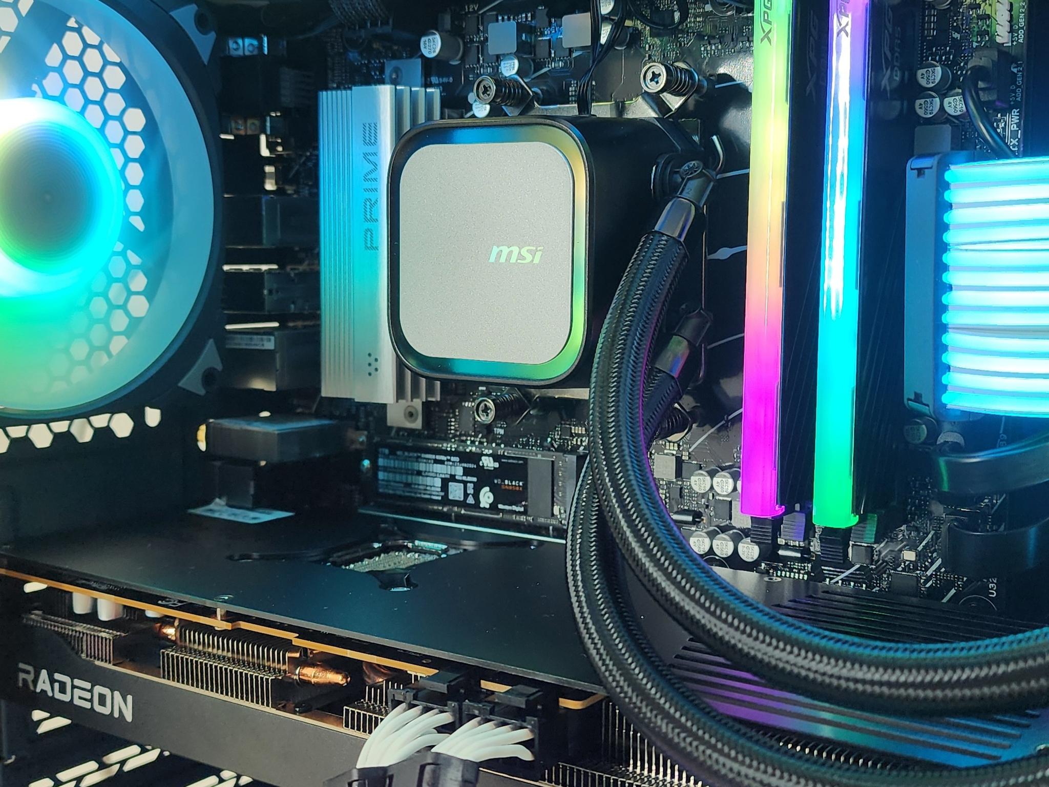 Gaming PC Ryzen 5 7600X3D 32GB RAM 1TB SSD RX 9070 XT 16GB Windows 11 Computer