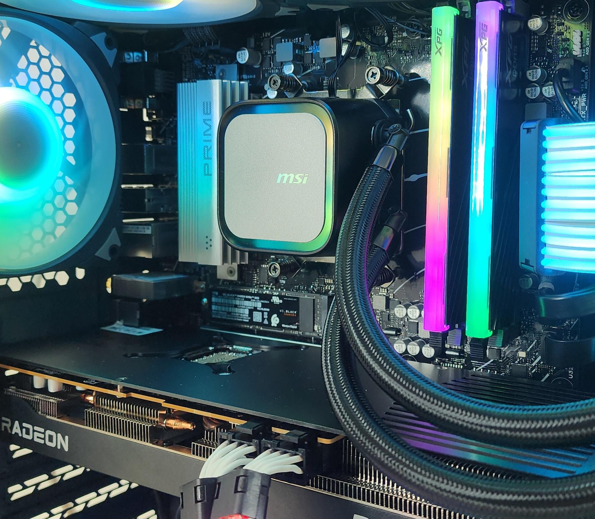 Gaming PC Ryzen 5 7600X3D 32GB RAM 1TB SSD RX 9070 XT 16GB Windows 11 Computer