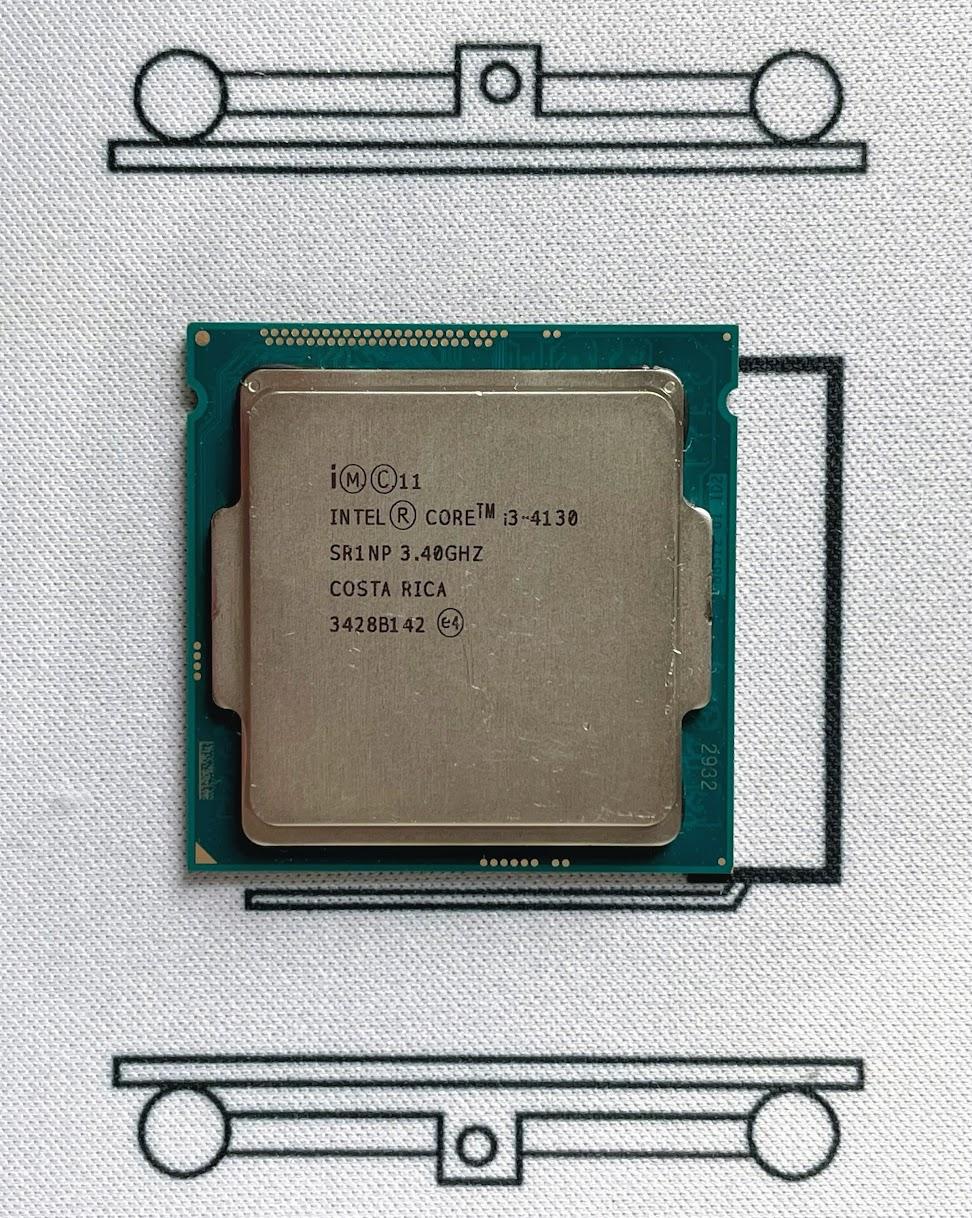 Intel i3-4130 3.40GHz Dual-Core 3MB LGA1150 CPU Processor SR1NP 54W