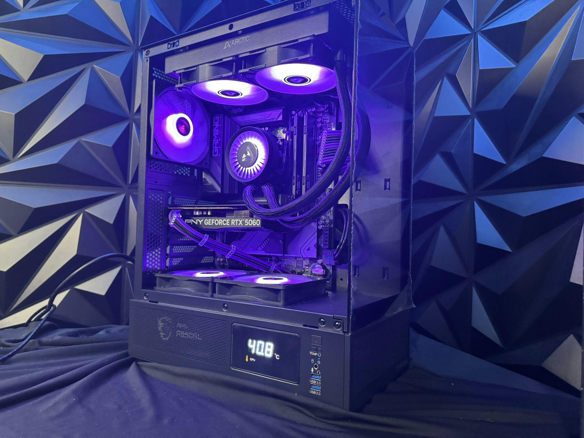 🎭 Purple Rain 🌧️💜 Ryzen 5 9600X| RTX 5060|  32 GB DDR5| 2 TB NVMe