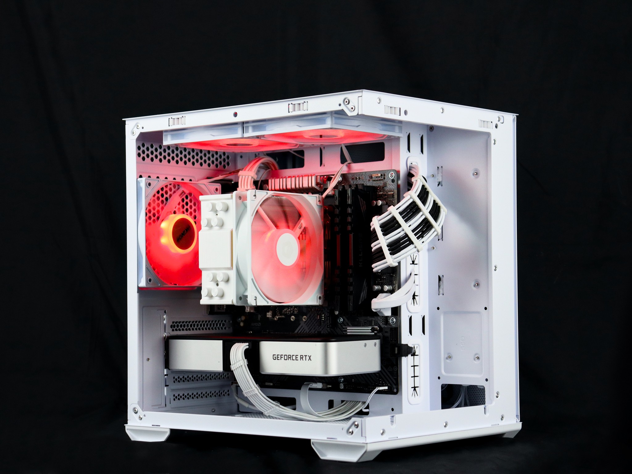 🧊❄️🧊 White Gaming PC – RTX 3060 TI , Ryzen 5 3600, 16GB RAM, 1TB SSD - WiFi, BlueToot...