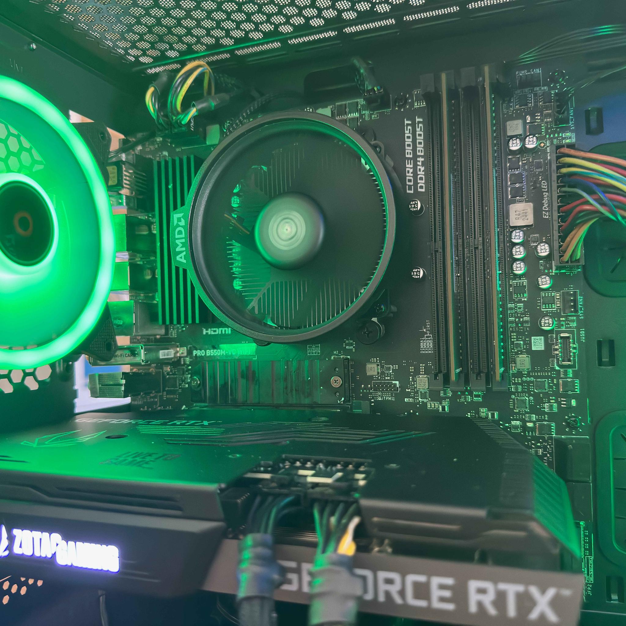GeForce RTX 3070 Custom Gaming PC | Ryzen 5 5500 | 512GB SSD | 16GB ram | WiFi | RGB