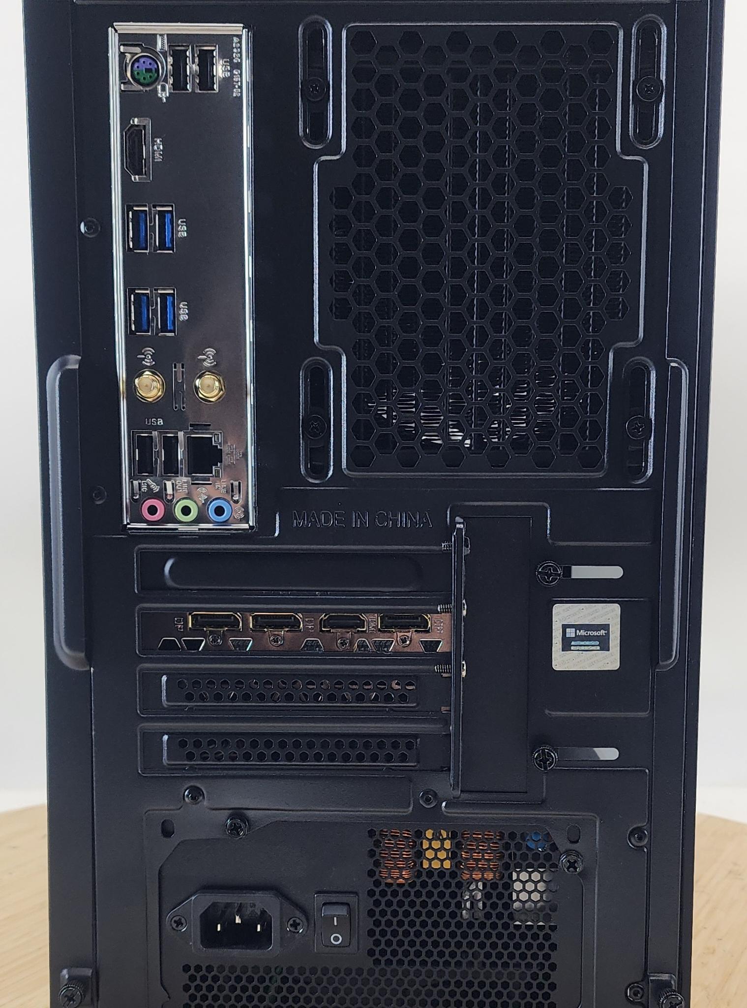 Gaming PC Ryzen 5 2600X 32GB RAM 512GB SSD+1TB HDD RTX 2060 12GB Win 11 Computer