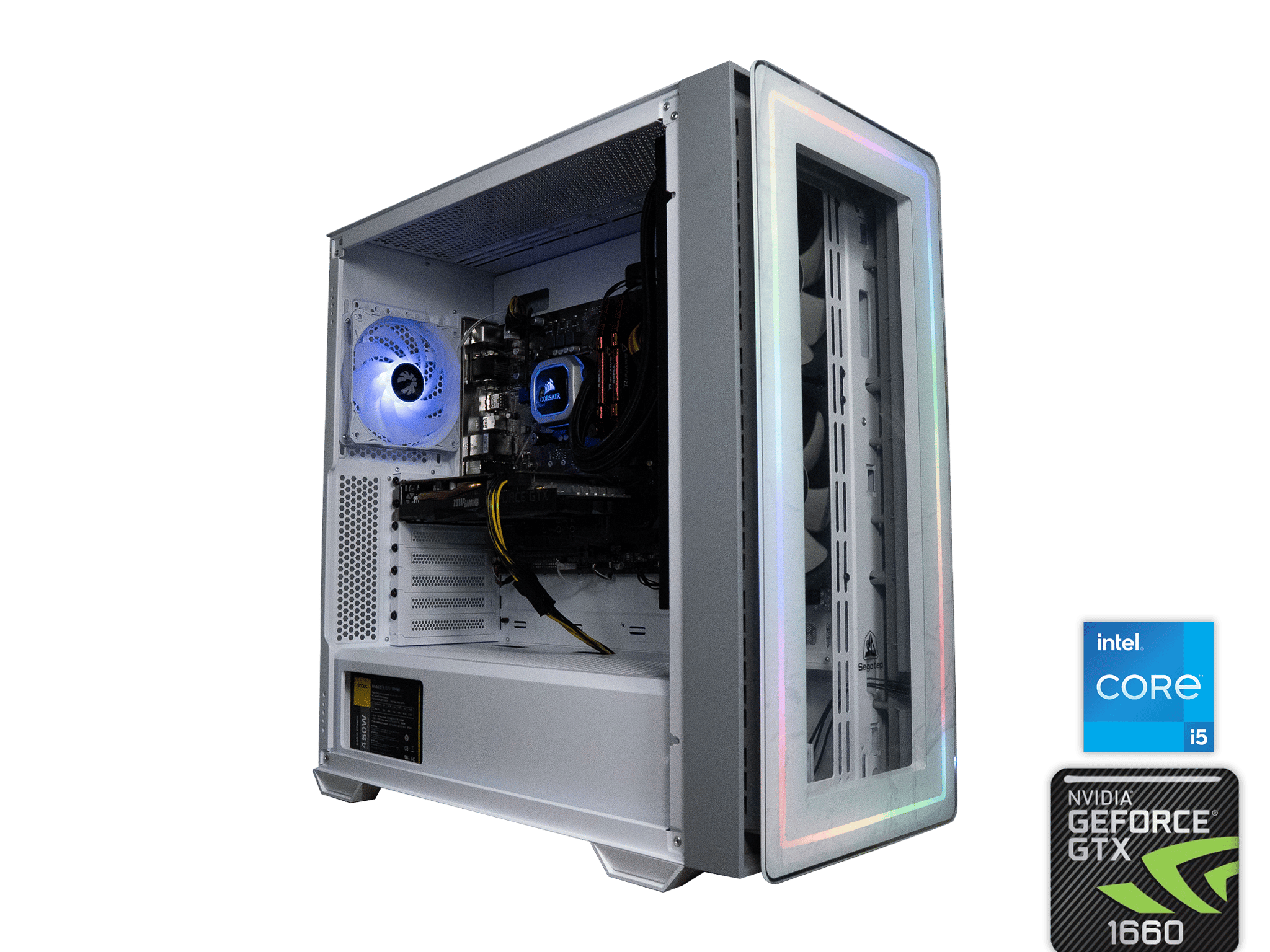 🌨🍬 | ZOTAC GTX 1660 6GB OC | INTEL i5 10400 | 32GB DDR4 RAM | 1.25TB | Arctic Candy