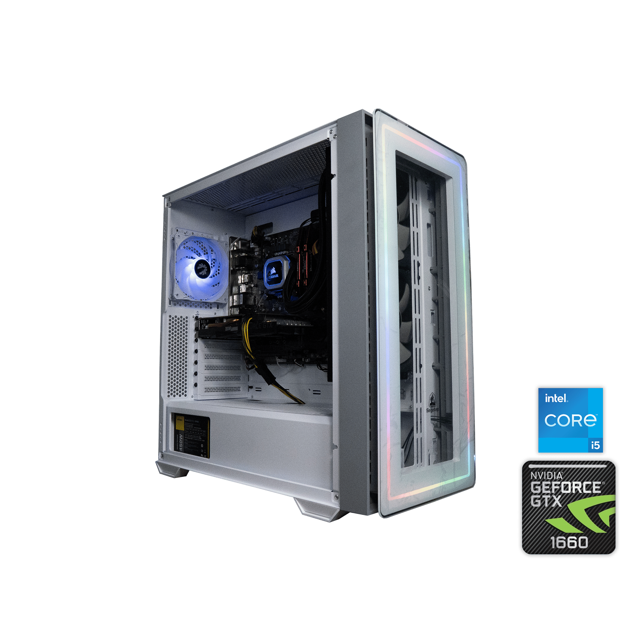 🌨🍬 | ZOTAC GTX 1660 6GB OC | INTEL i5 10400 | 32GB DDR4 RAM | 1.25TB | Arctic Candy