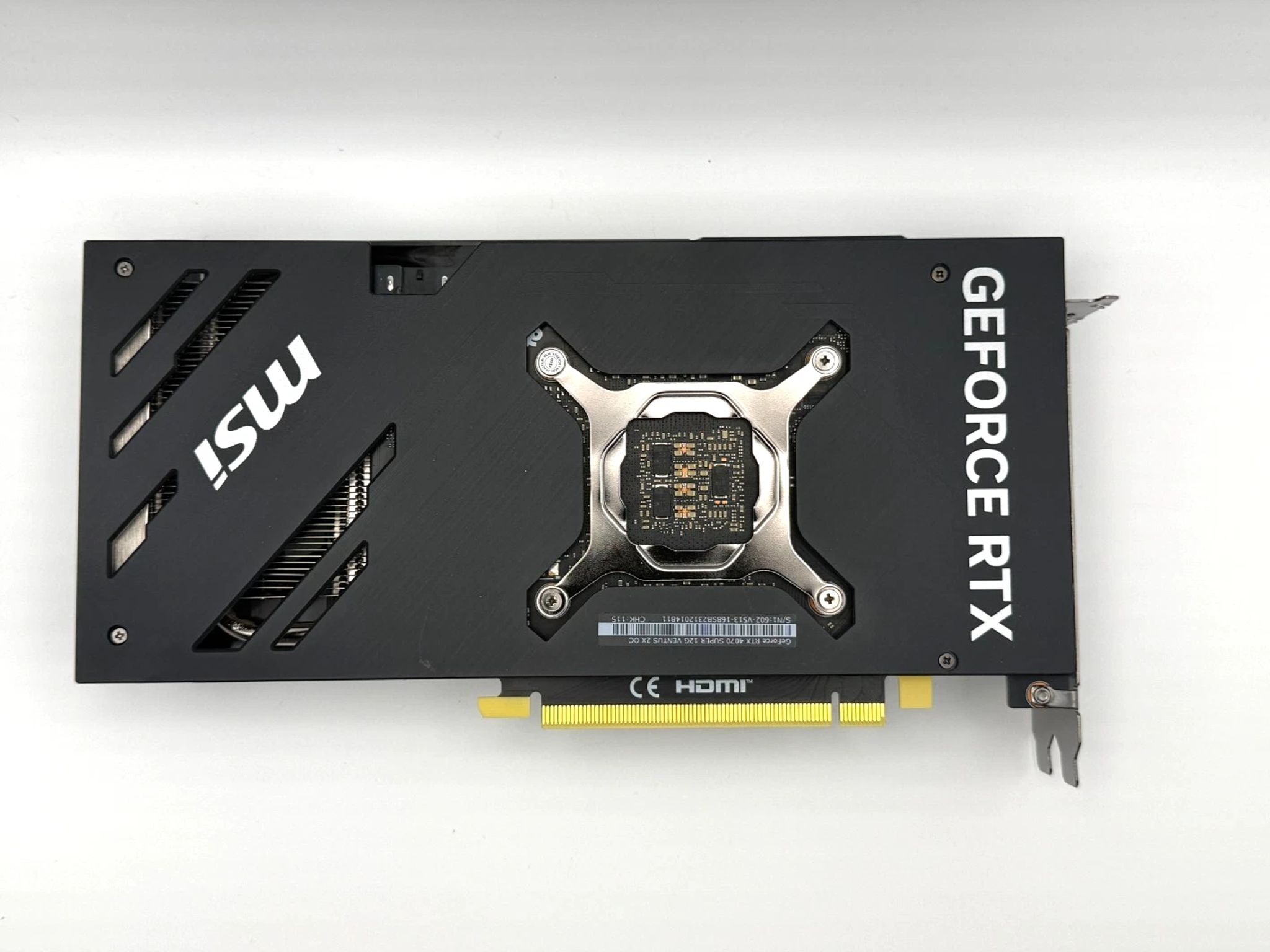 MSI GeForce RTX 4070 SUPER 12GB OC Ventus 2X GDDR6X PCI Express