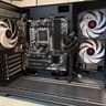NEW – Skytech Gaming CRYSTAL Case with Gigabyte B650M C V3 DDR5 Motherboards & 650W Gold Gamdias PSU