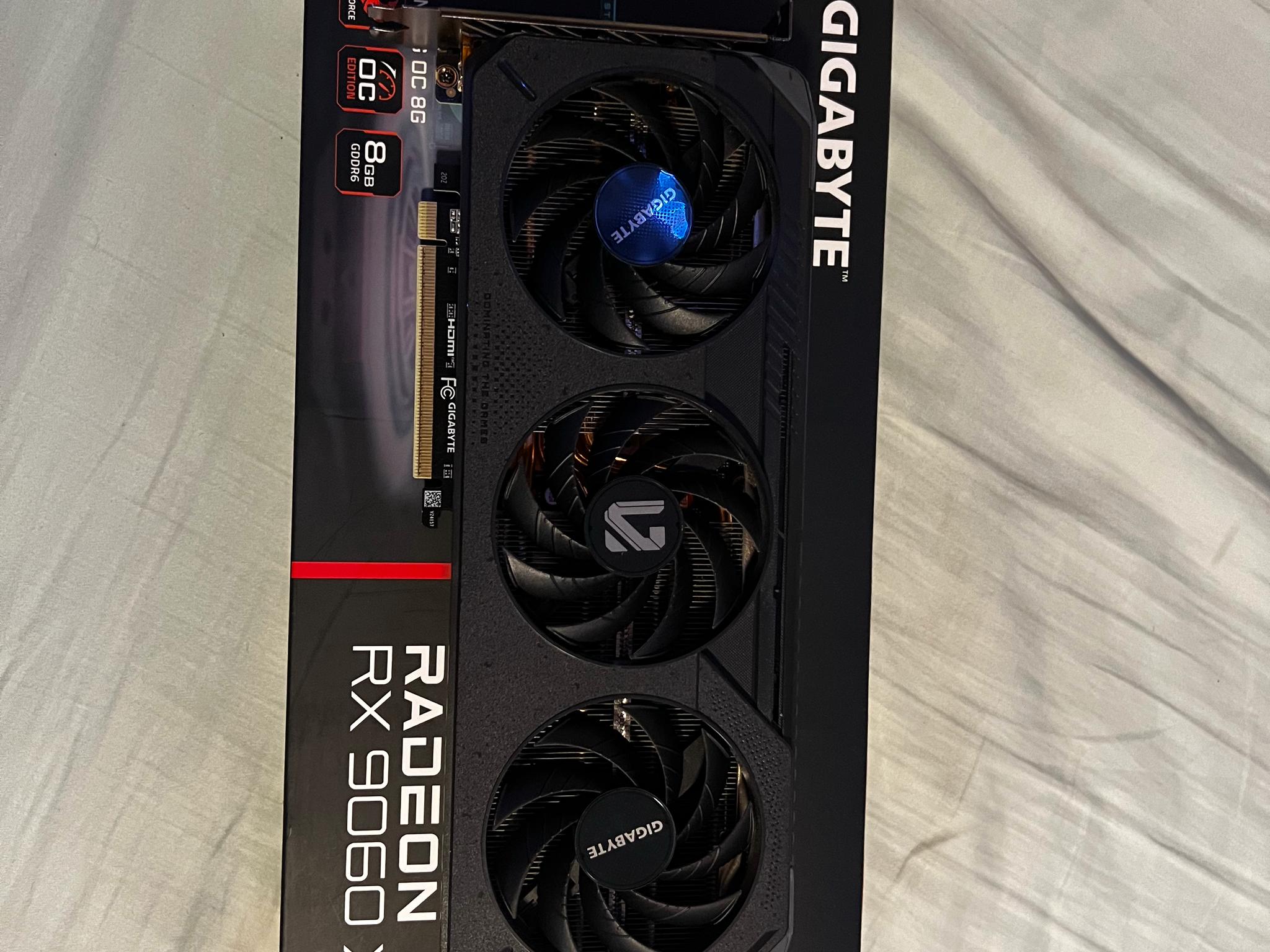 gigabyte 9060xt 8gb like new