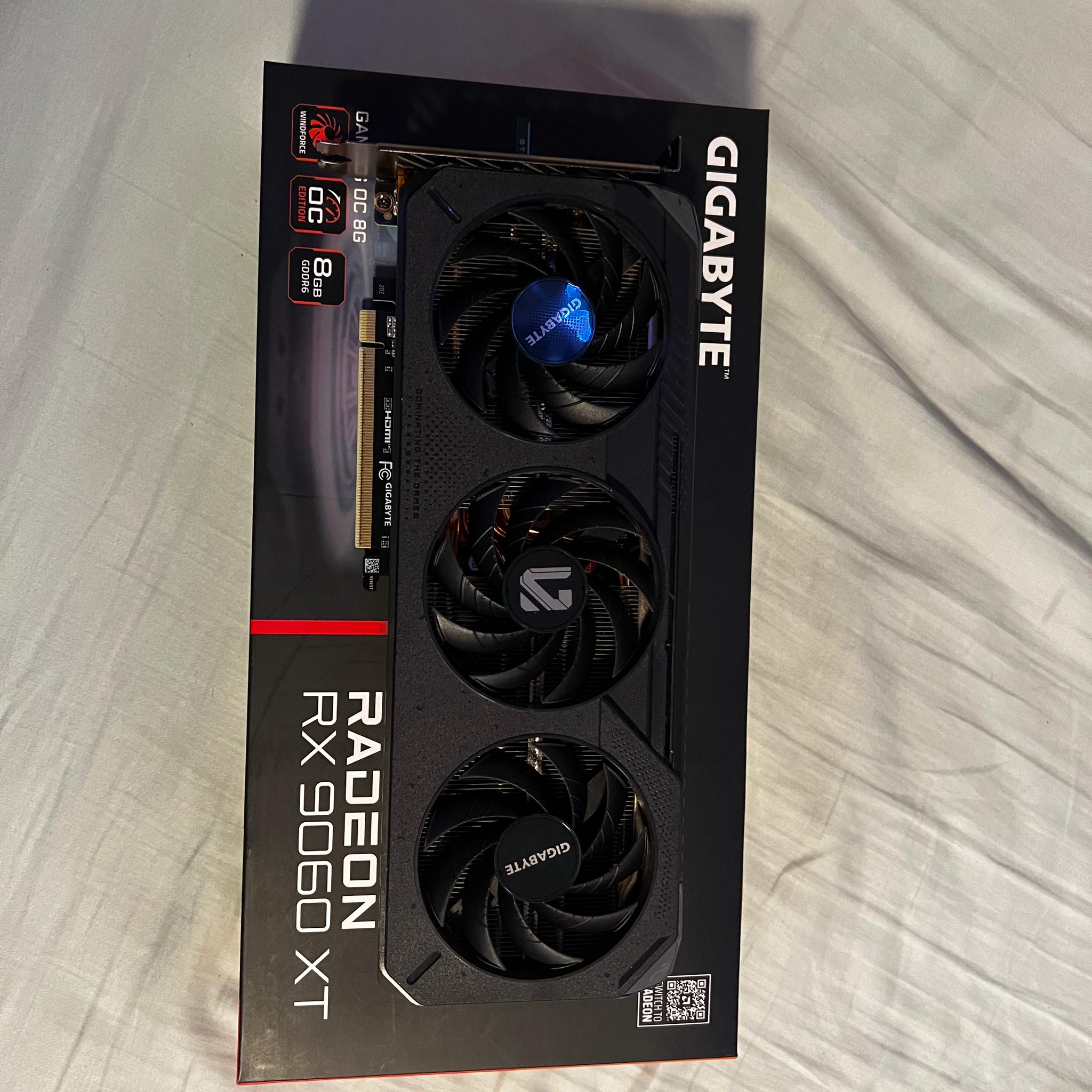 gigabyte 9060xt 8gb like new