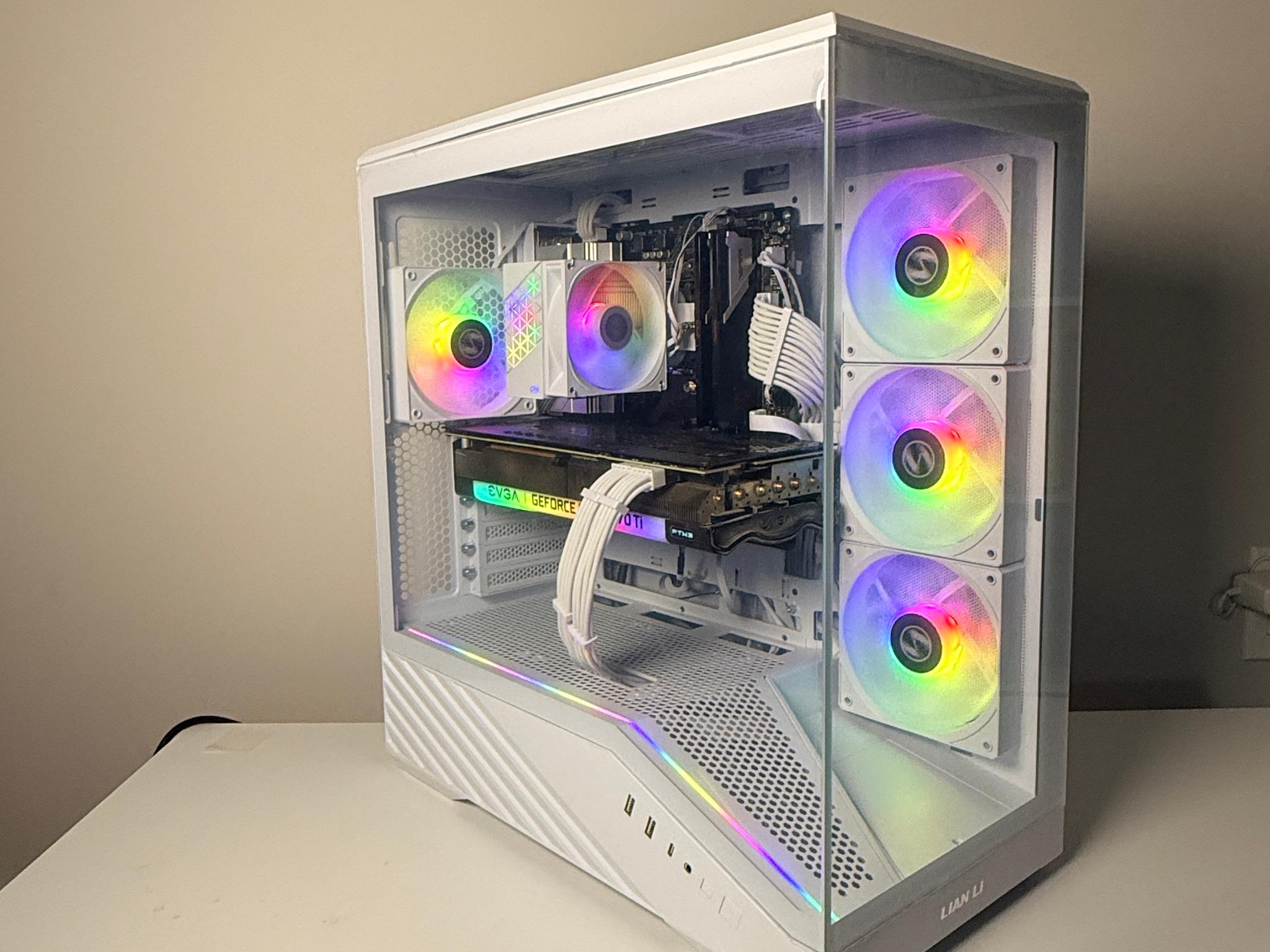1440p Gaming | AMD RX 9060 xt 16gb| Ryzen 5 |16gb RAM, 1TB SSD| Lian Li V100r White Gaming PC