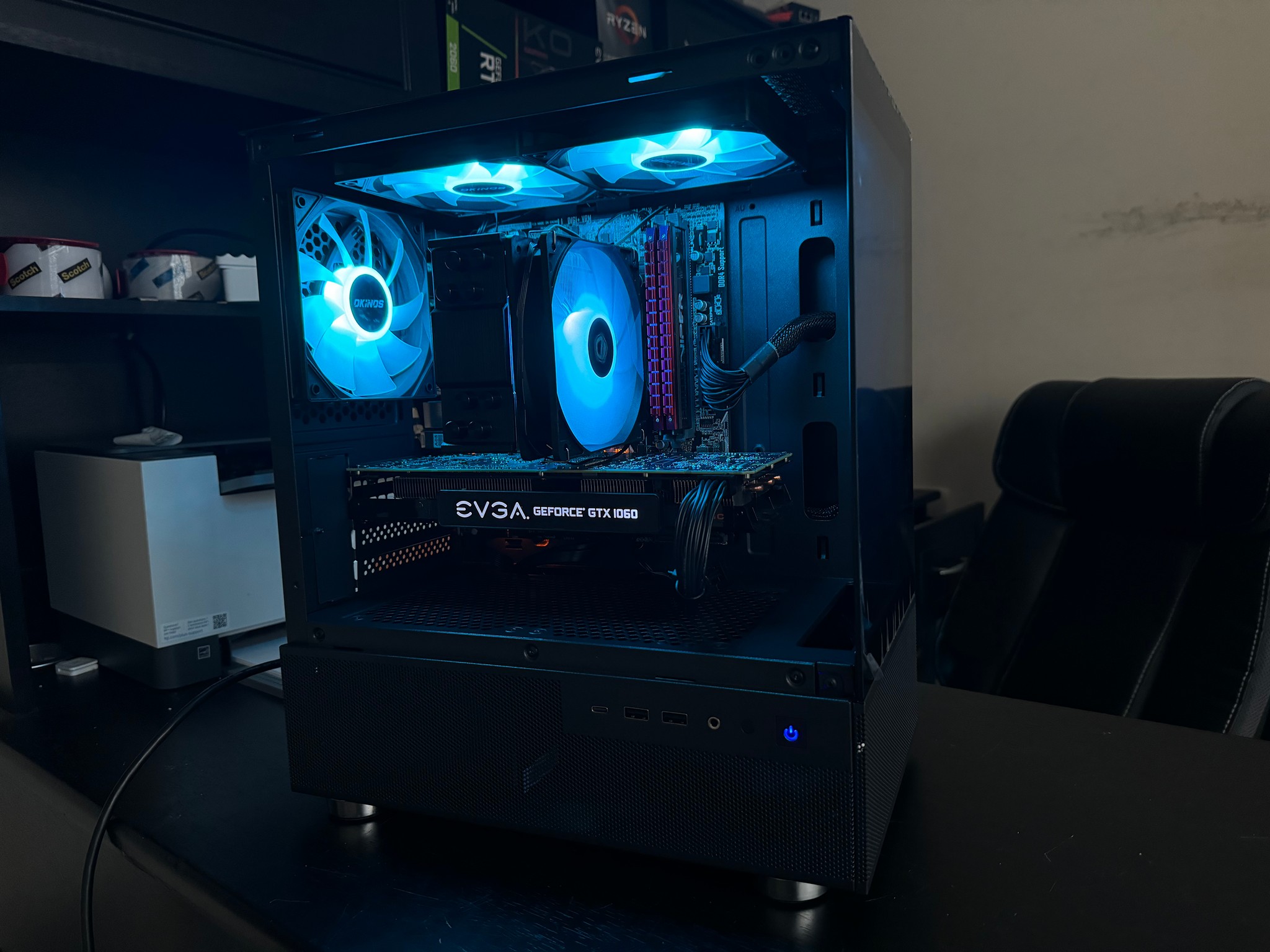 1080P Gaming Pc- Gtx 1060 6gb, Ryzen 5 2600
