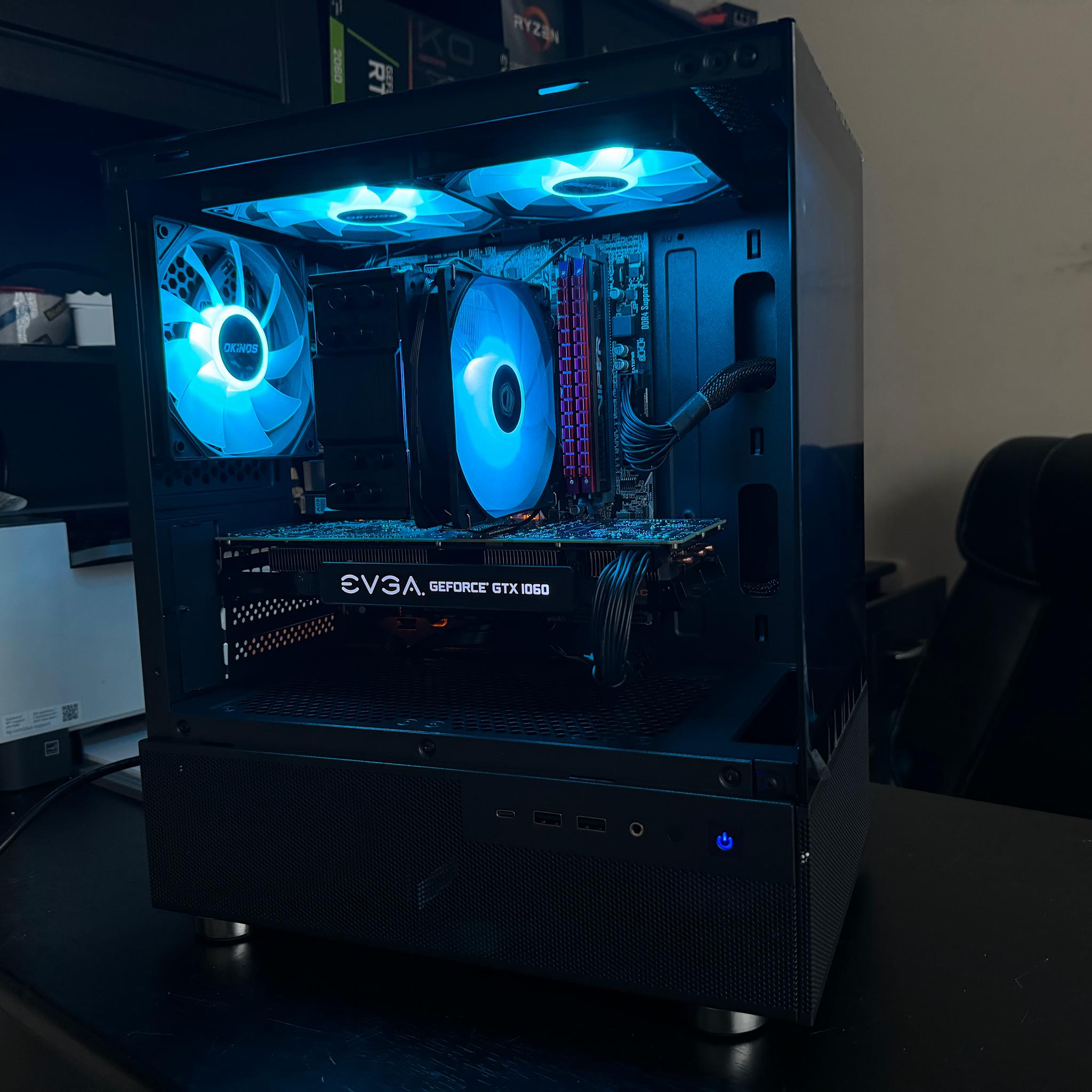 1080P Gaming Pc- Gtx 1060 6gb, Ryzen 5 2600
