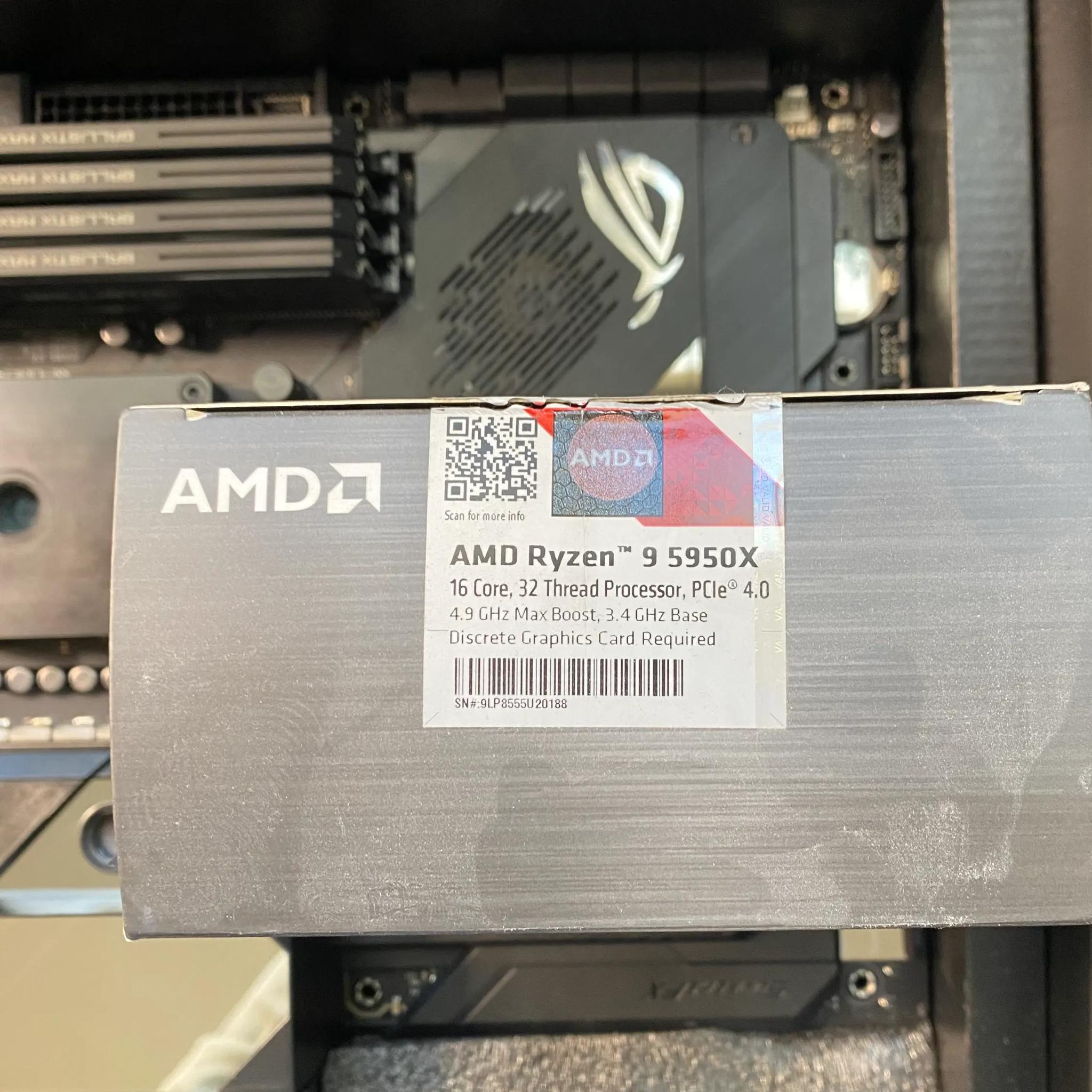 Crosshair viii formula, Ryzen 9 5950x, Crucial ballistix max DDR4 and Optimus Cooling Cpu Block