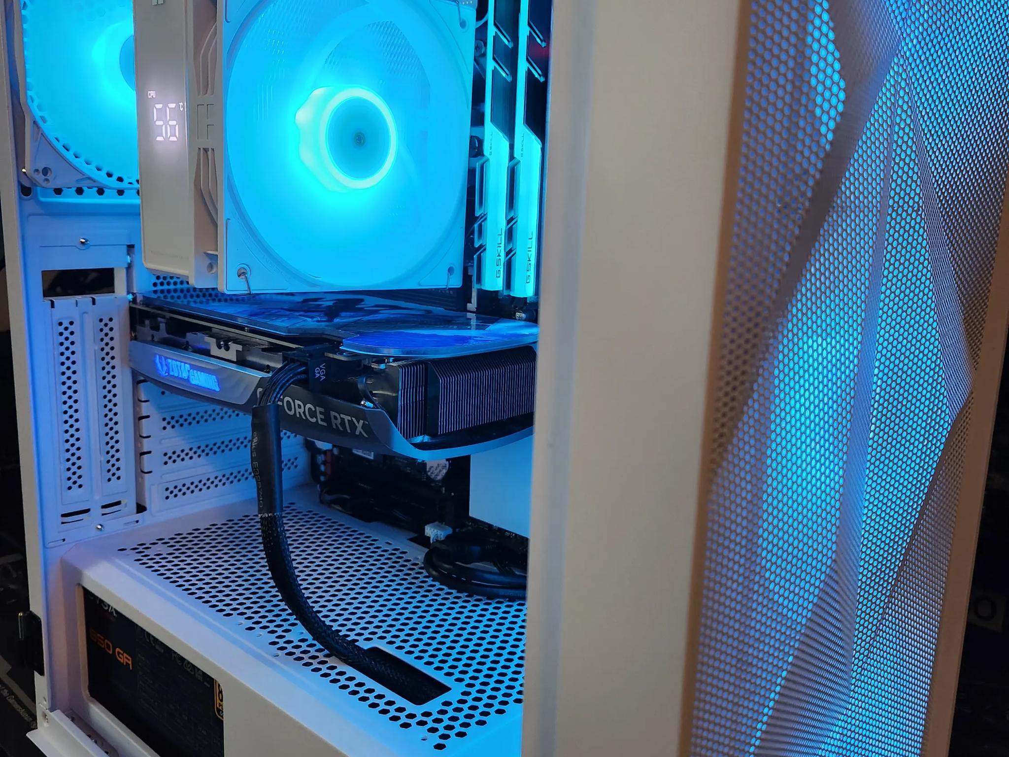 1440p WHITE 40 series Spiderman gaming pc featuring an RTX 4060 ti!