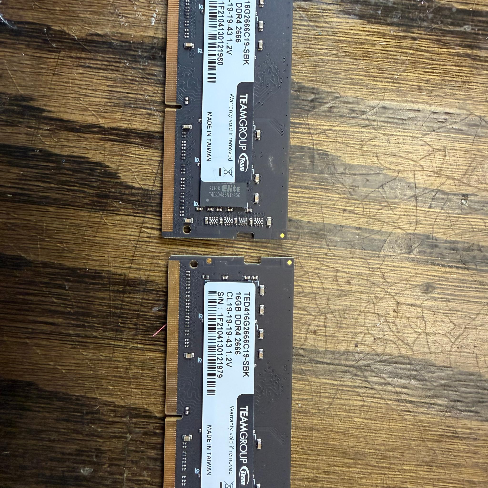 LAPTOP DDR4 MEMORY 32GB SET
