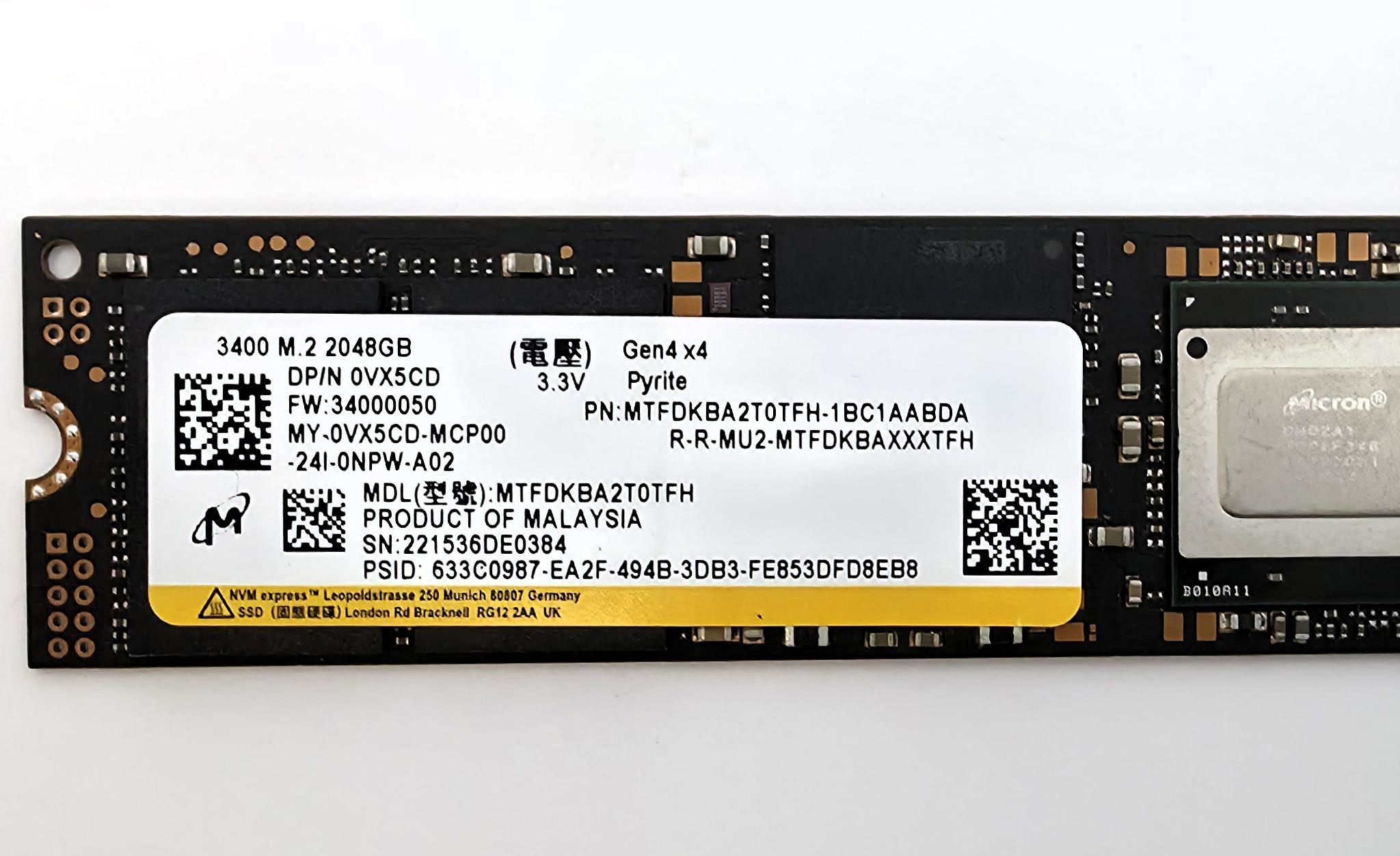 Kioxia Micron Hynix Mixed Brand 2TB NVMe M.2 SSD Tested Wiped Perfect Condition