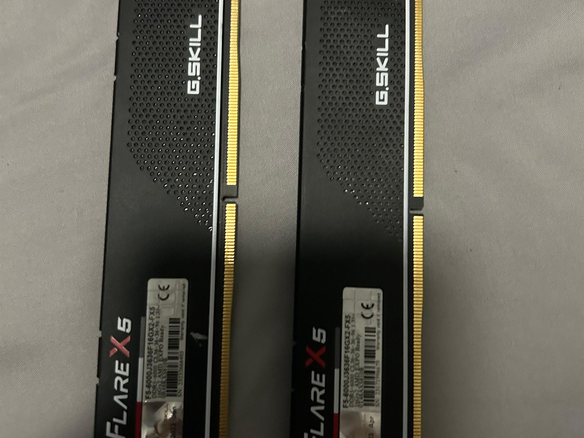 Flare X5 2x16gb 6000mhz