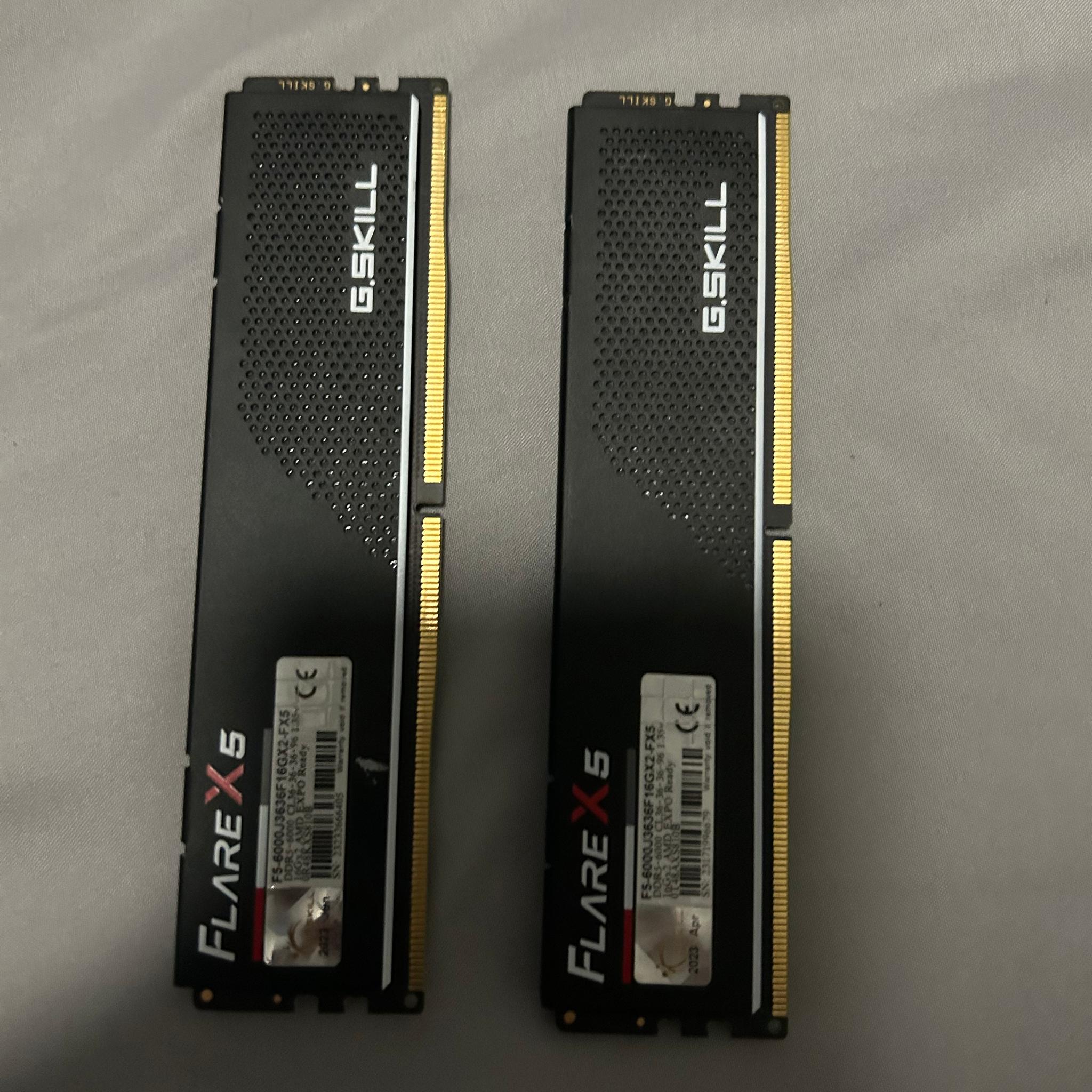 Flare X5 2x16gb 6000mhz