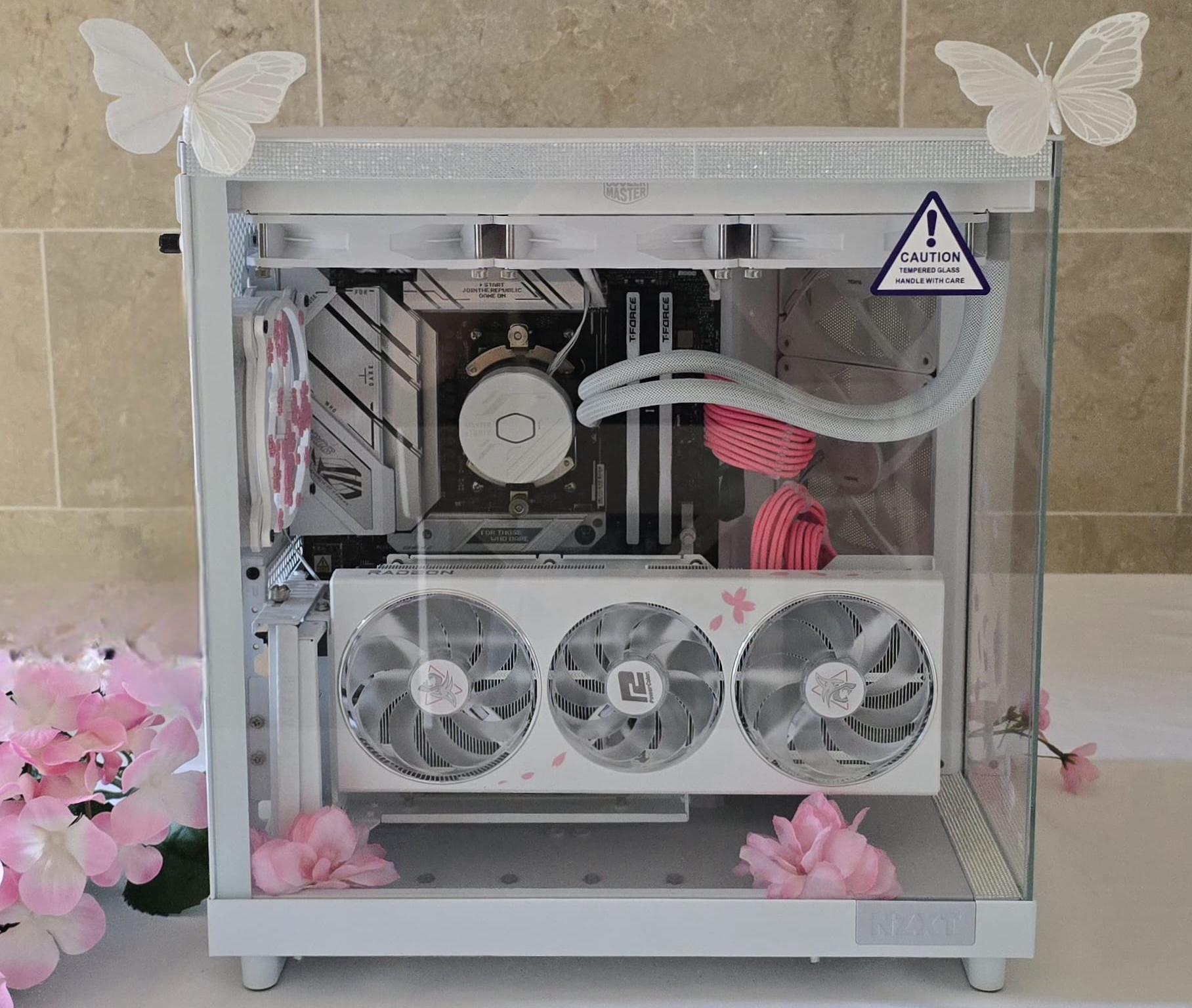 Sakura Pc 🌸🌸🌸 7800X3D + 7800XT (Sakura Version)