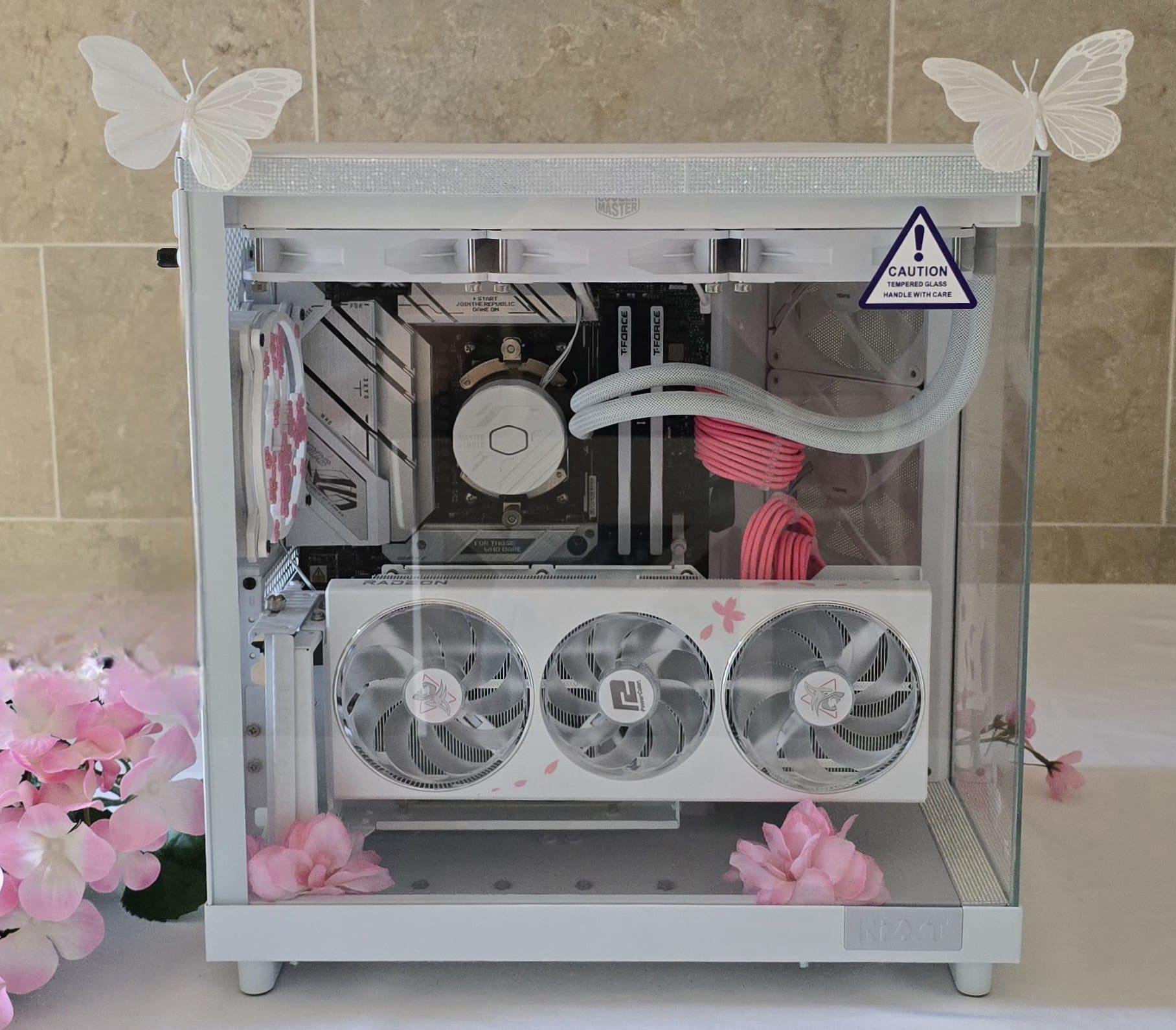 Sakura Pc 🌸🌸🌸 7800X3D + 7800XT (Sakura Version)