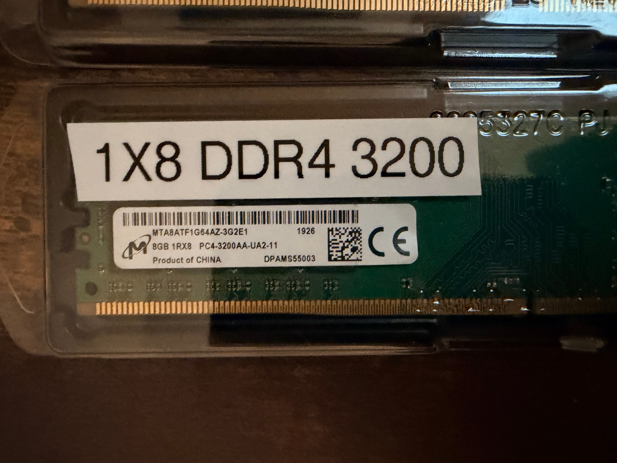 (USED) Micron DDR4 3200MT/S 32GB (4x8GB)