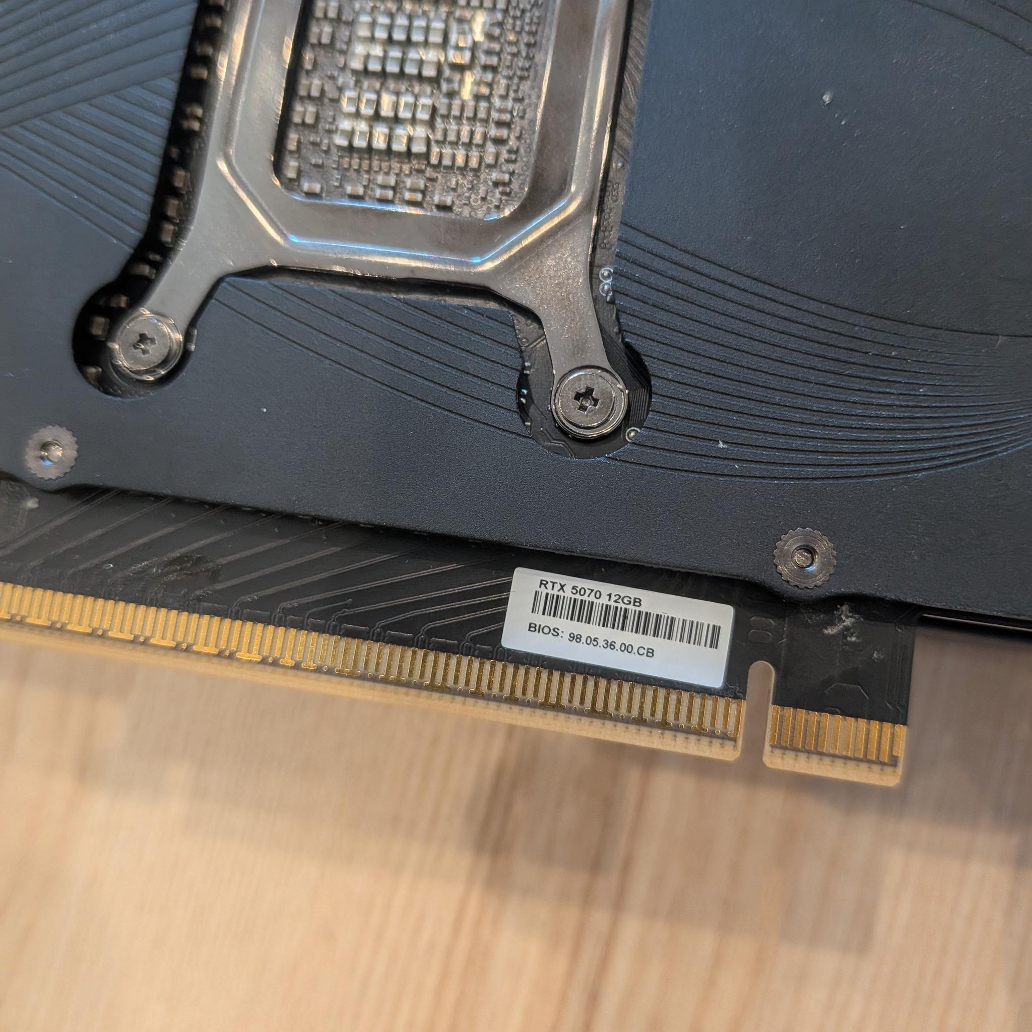 PNY GeForce RTX 5070 Overclocked Triple Fan
