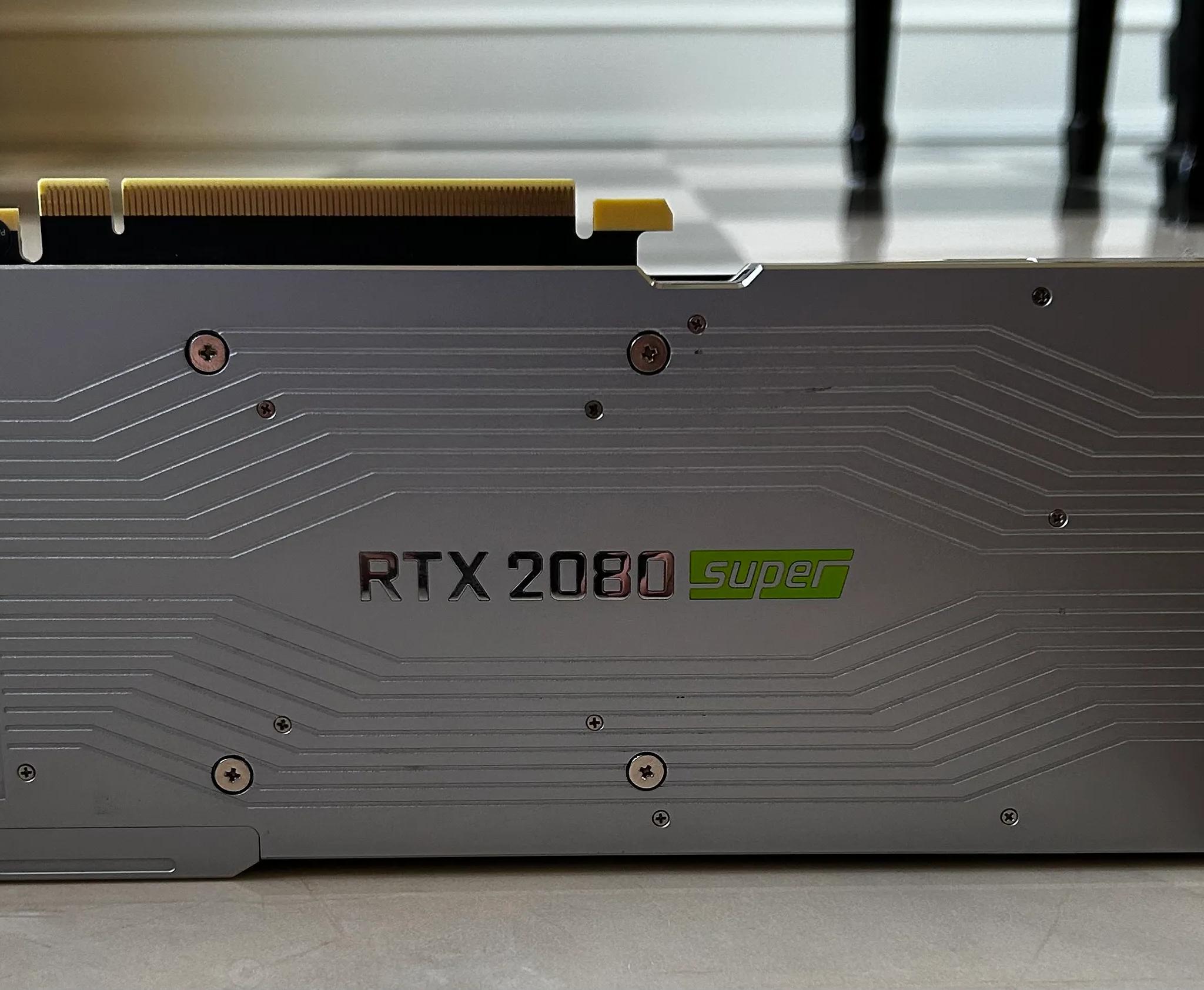NVIDIA GeForce RTX 2080 Super GDDR6 Graphics Card - 8GB- Lightly Used