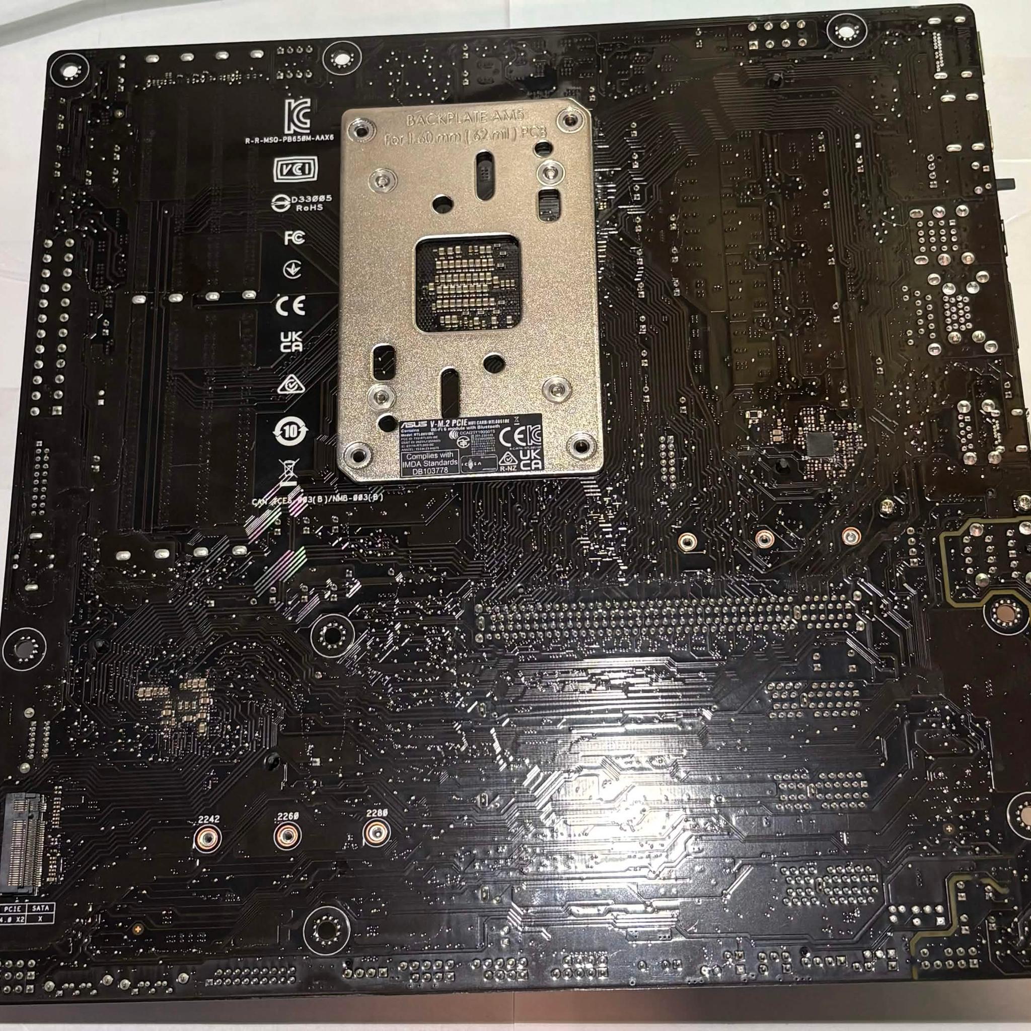ASUS Prime B650M-A AX6 II AM5 Micro-ATX Motherboard | DDR5 | WiFi 6 | PCIe 4.0