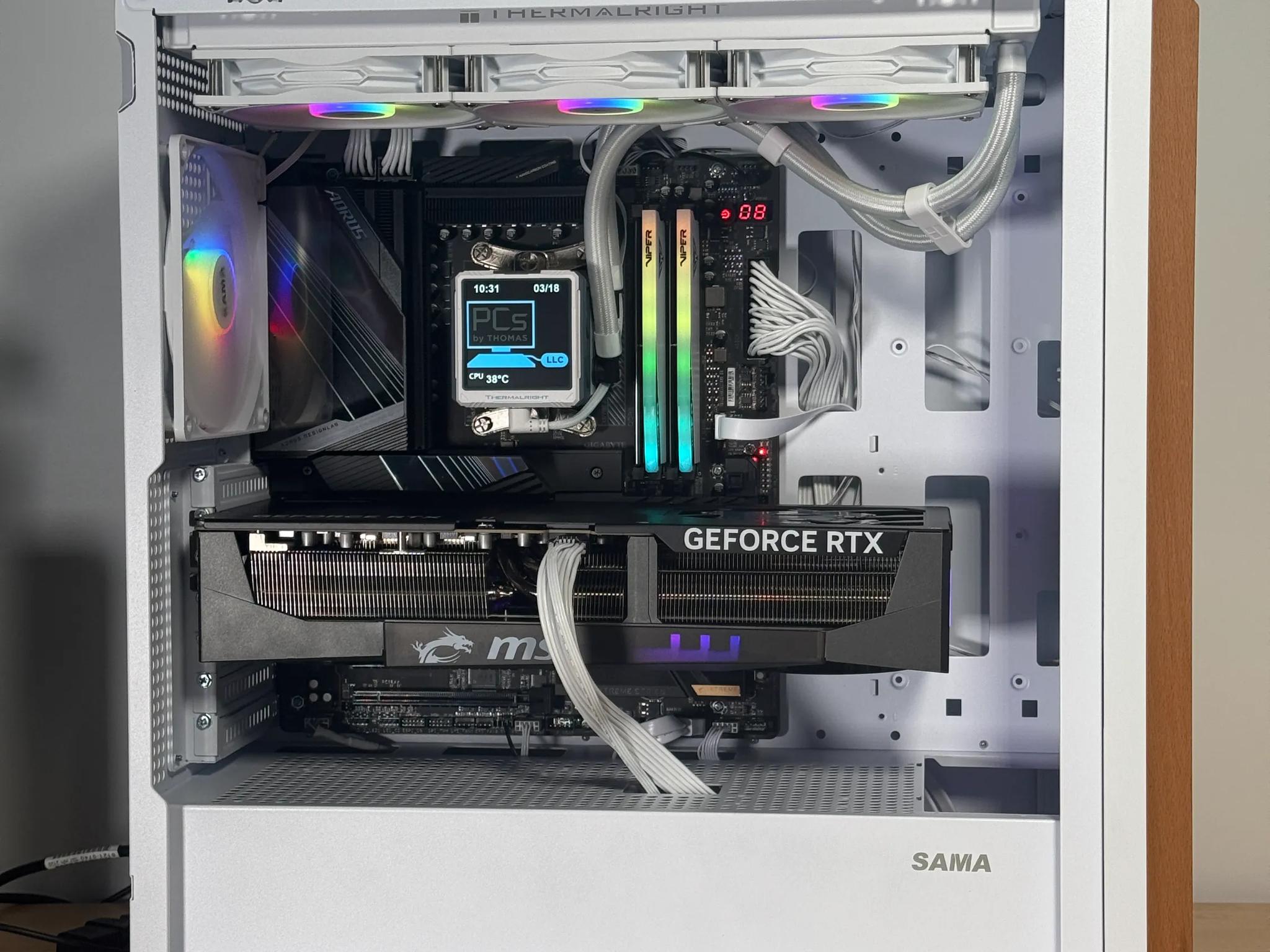 RTX 5090 Workstation/Gaming PC Ryzen 9950x3D 96GB DDR5 4TB NVME