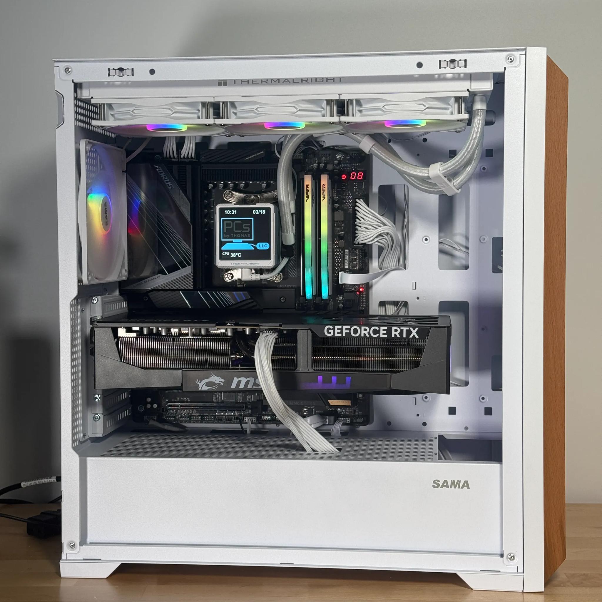 RTX 5090 Workstation/Gaming PC Ryzen 9950x3D 96GB DDR5 4TB NVME
